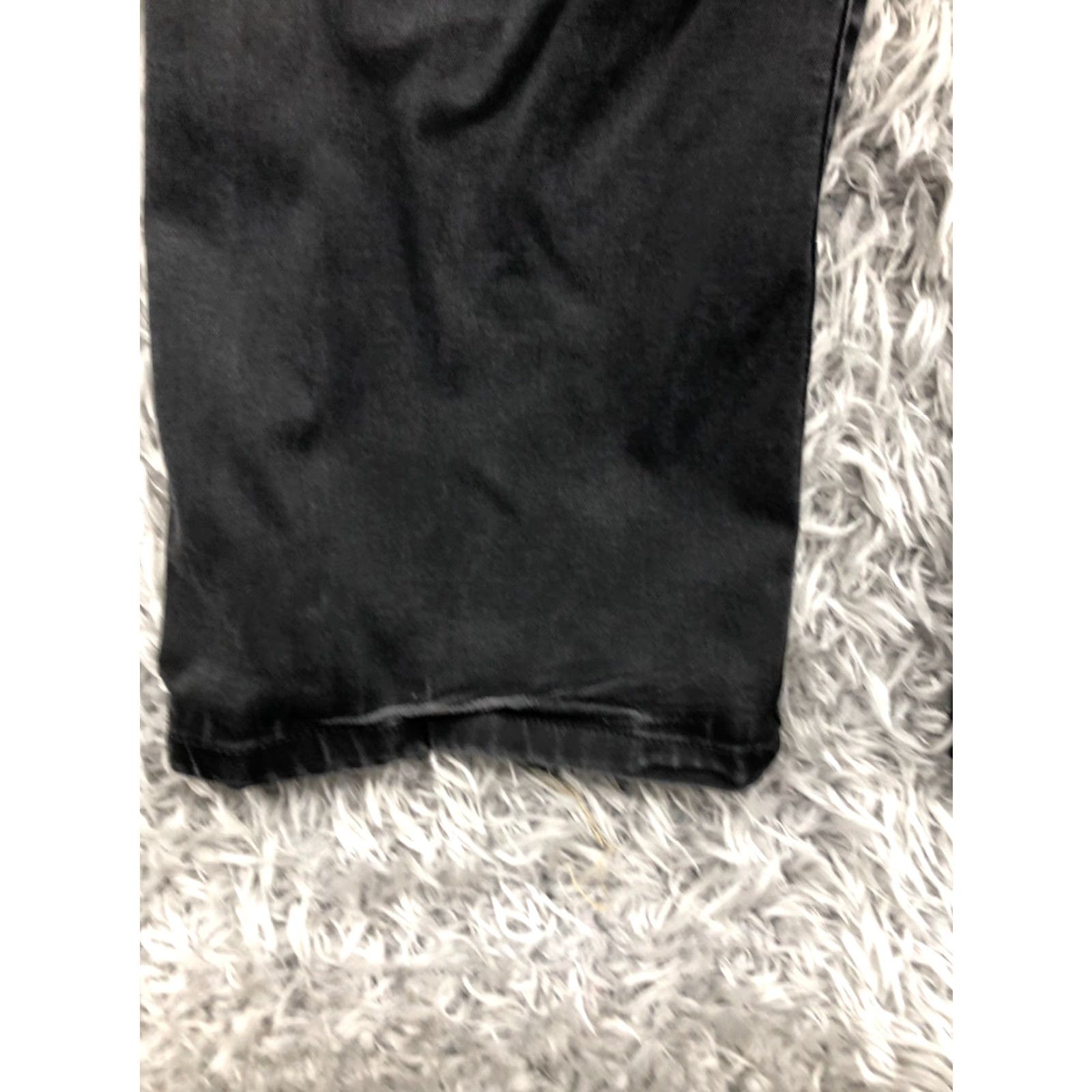 Lee Lee Regular Bootcut Jeans Women 18 Black Dark Wash Denim 5-Pocket Belt Loops Inseam 28in Modern Classic Size 40" / US 18 - 7 Thumbnail