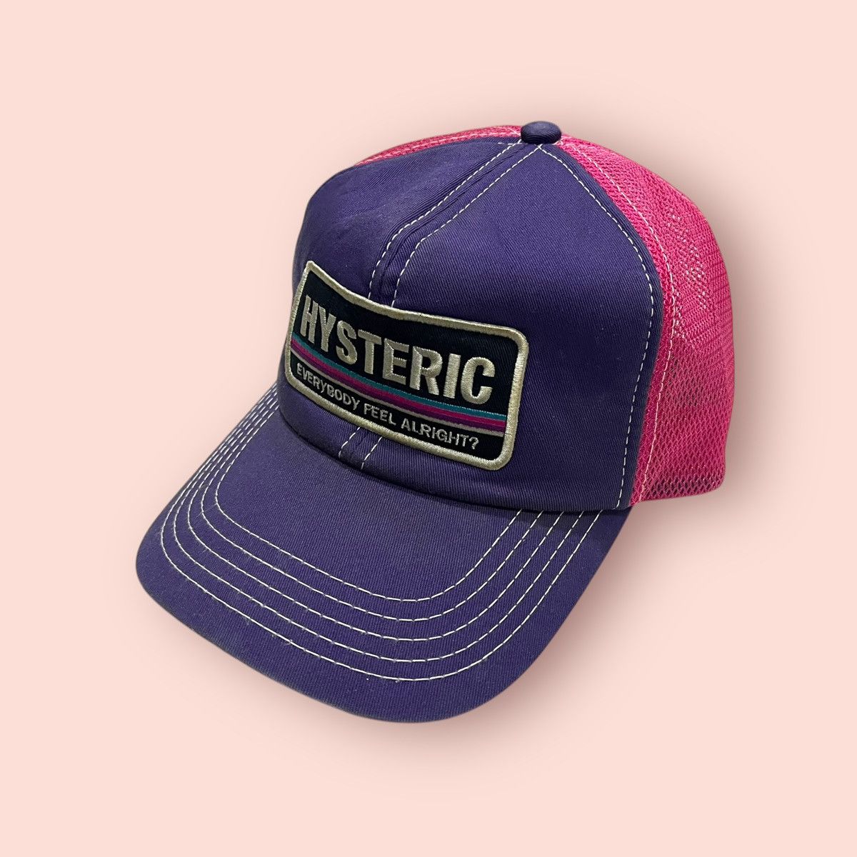 Hysteric Glamour × Japanese Brand VINTAGE HYSTERIC GLAMOUR TRUCKER SNAPBACK HAT Size ONE SIZE - 2 Thumbnail
