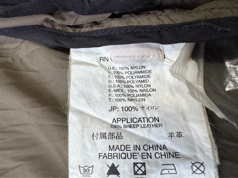 Diesel Black Gold Diesel Black Gold Military Parka Coat Jacket Nylon Leather S Size S / US 4 / IT 40 - 19 Thumbnail
