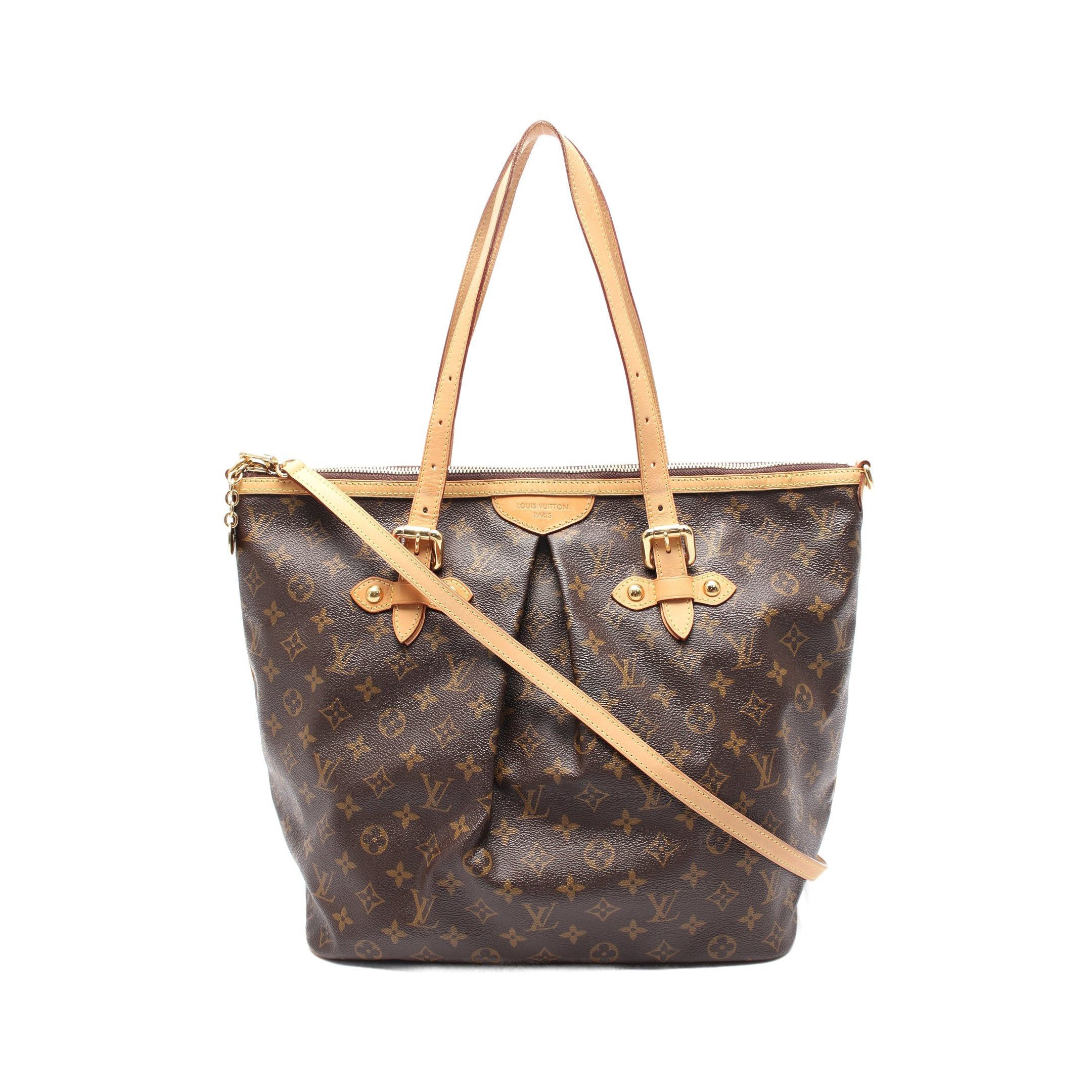 Louis Vuitton Louis Vuitton Palermo Gm Monogram Shoulder Bag Leather Brown Size ONE SIZE - 1 Thumbnail