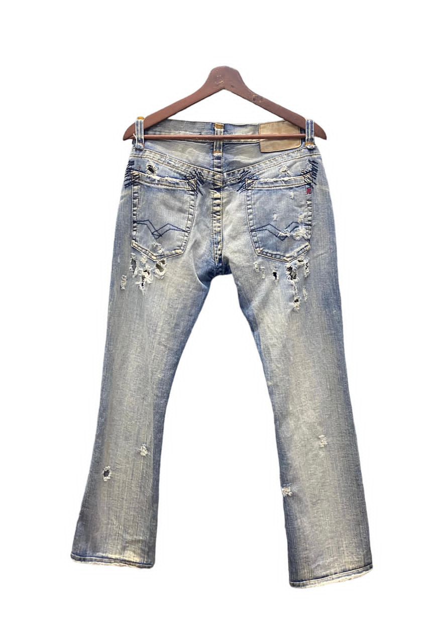 Replay 💥BEST OFFER💥VINTAGE REPLAY WORK DISTRESSED DENIM Size US 31 - 2 Thumbnail