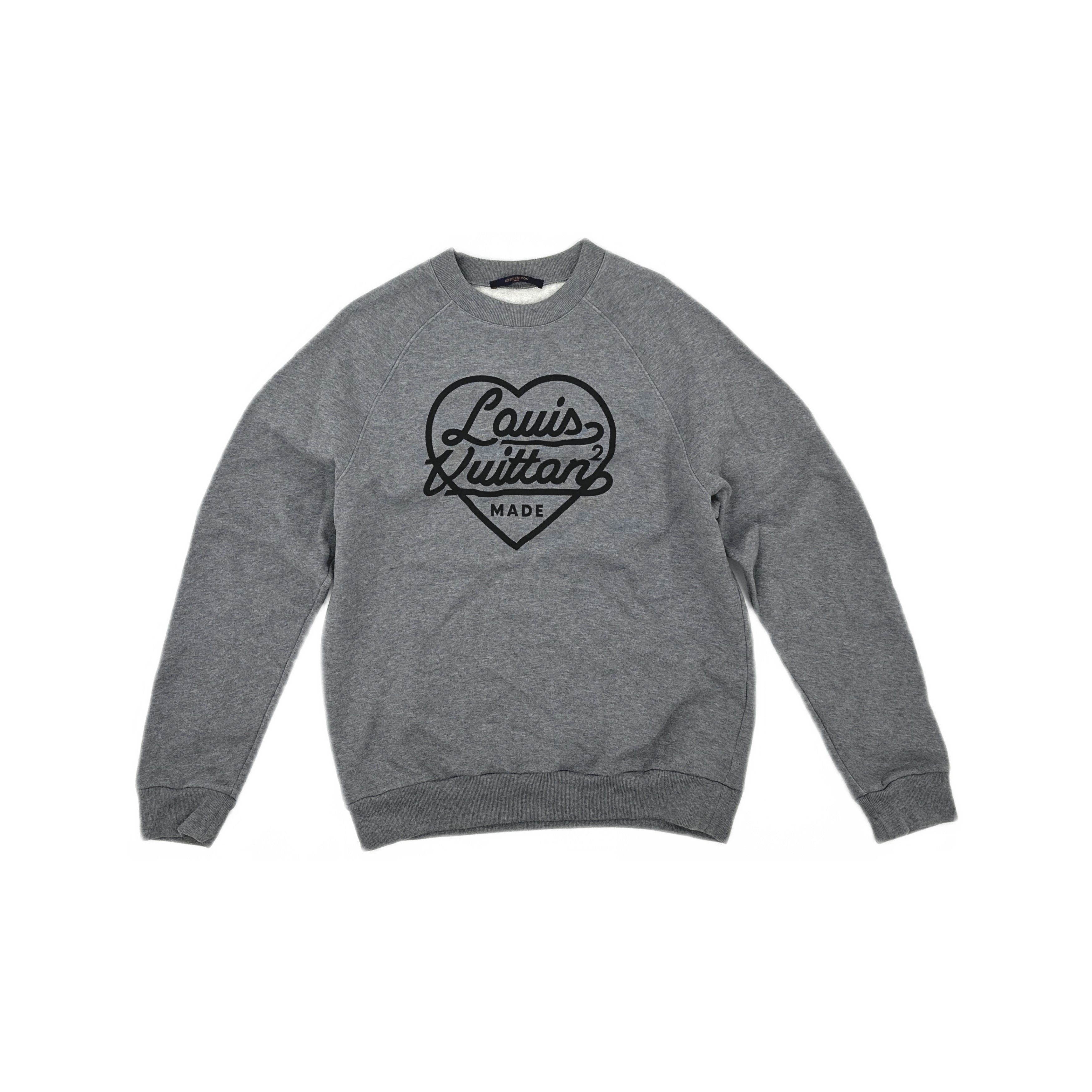 Louis Vuitton Louis Vuitton x Nigo Heart Logo Sweatshirt Size M Size US M / EU 48-50 / 2 - 1 Thumbnail