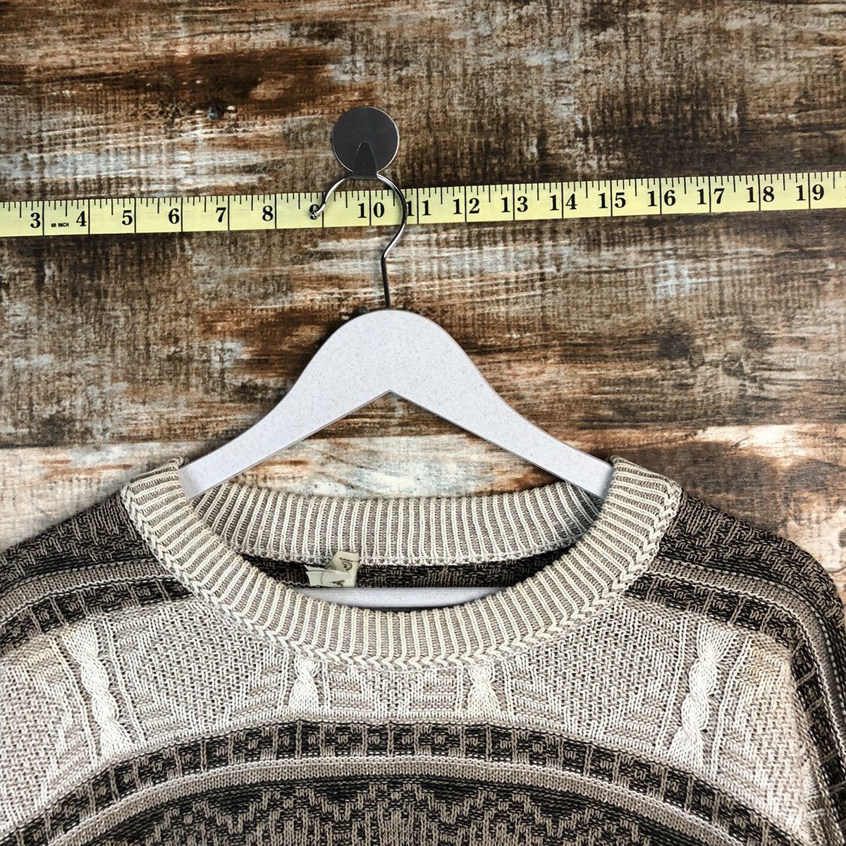 Homespun Knitwear DL Gard Robie Brown Stripe Knitwear #A1251 Size US L / EU 52-54 / 3 - 4 Thumbnail