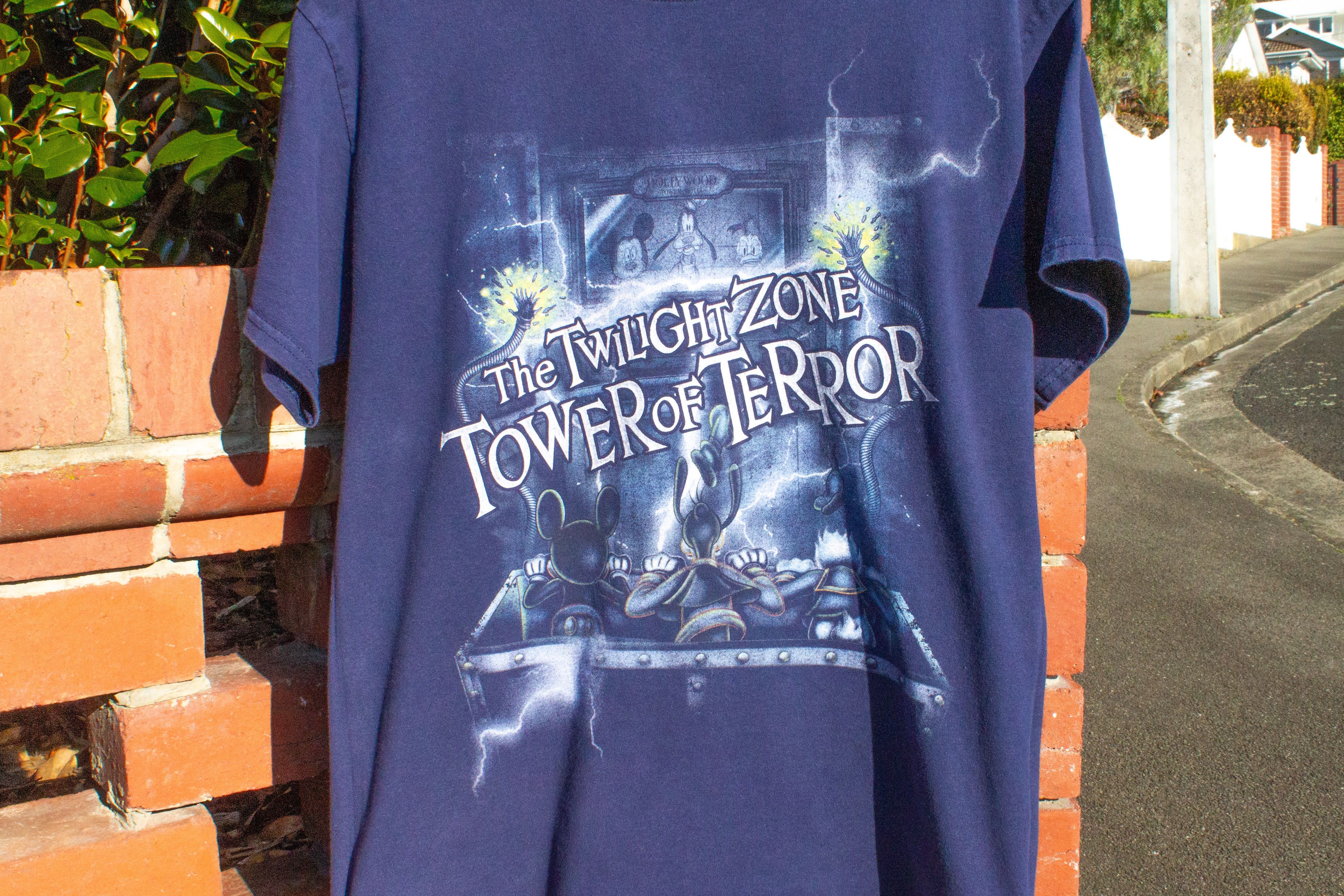 Hanes The Twilight Zone - Tower Of Terror T-Shirt Size US M / EU 48-50 / 2 - 2 Thumbnail