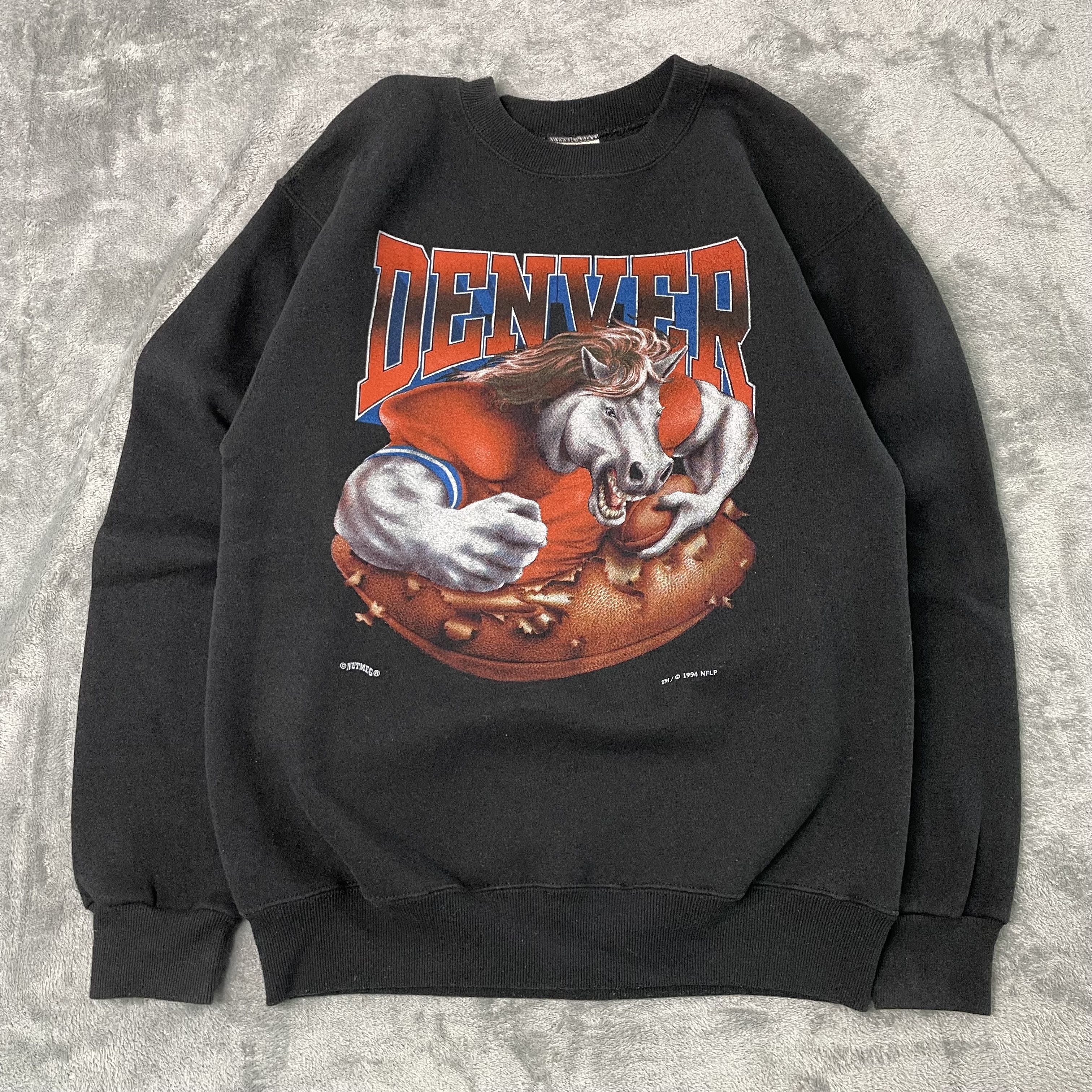 Vintage Vintage 1994 Denver Broncos Black NFL Crewneck Nutmeg Size US L / EU 52-54 / 3 - 1 Thumbnail