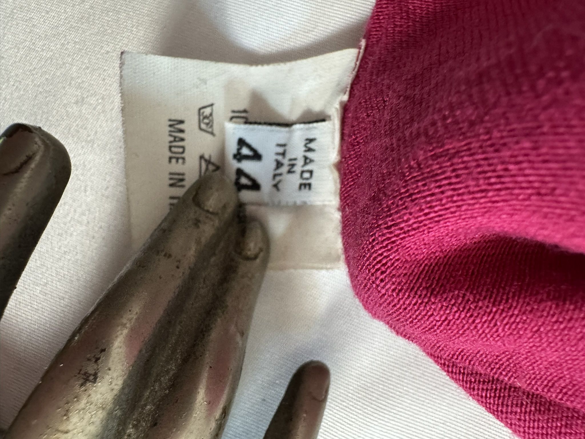 Maison Margiela Maison Martin Margiela Viscose Cropped Top — Early 1990s Size M / US 6-8 / IT 42-44 - 12 Thumbnail