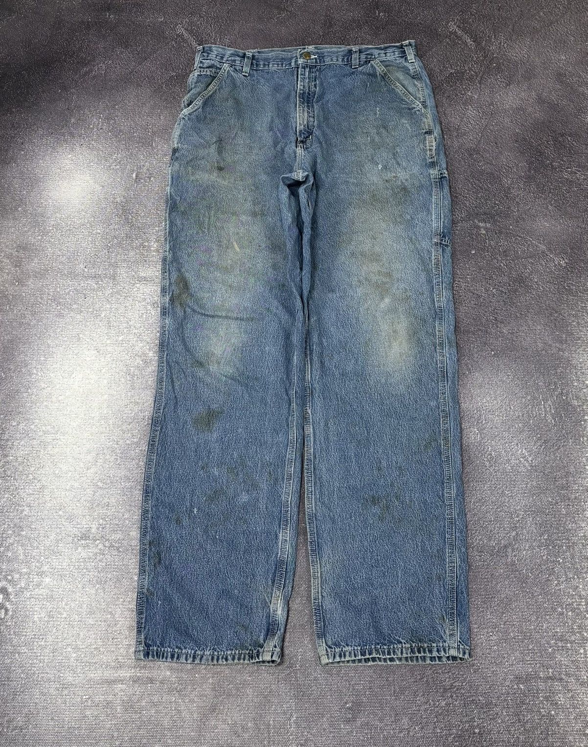 Carhartt Vintage Carhartt Loose Original Fit Hype Denim Baggy Jeans Size US 38 / EU 54 - 2 Thumbnail