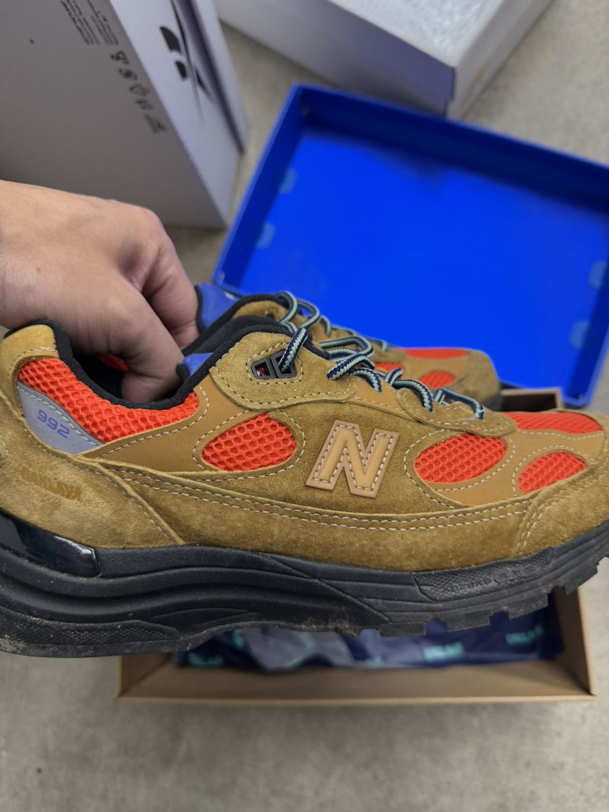 Action Bronson × New Balance Action Bronson New Balance 992 Tiger Eye Size US 7.5 / EU 40-41 - 4 Thumbnail
