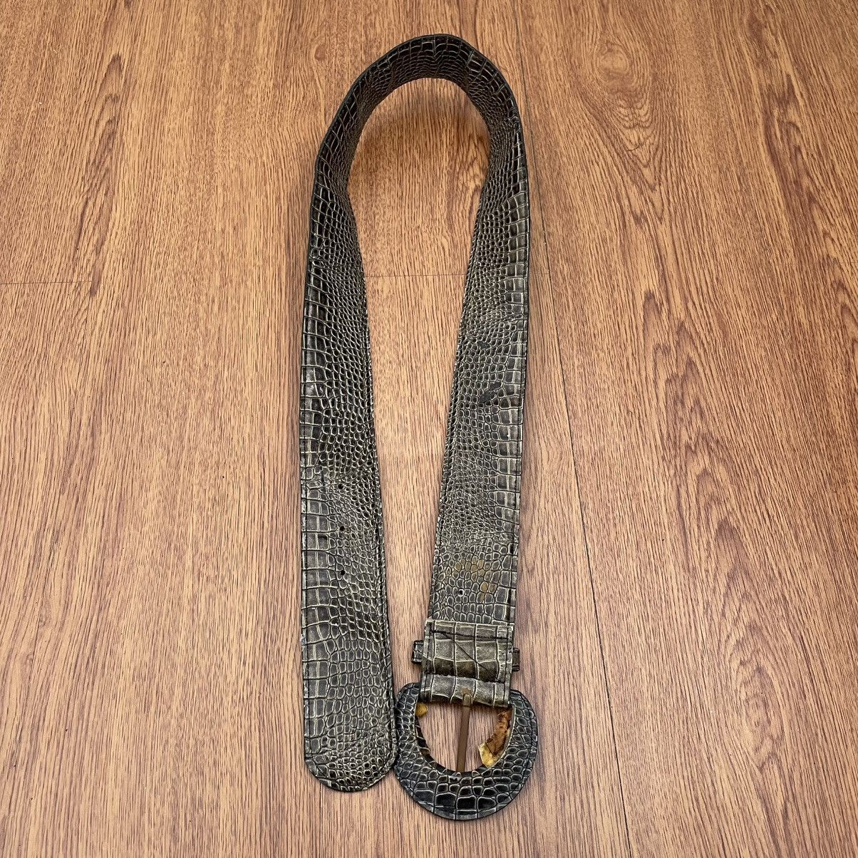 If Six Was Nine × Japanese Brand × Le Grande Bleu (L.G.B.) Snakeskin allover belt Size ONE SIZE - 2 Thumbnail