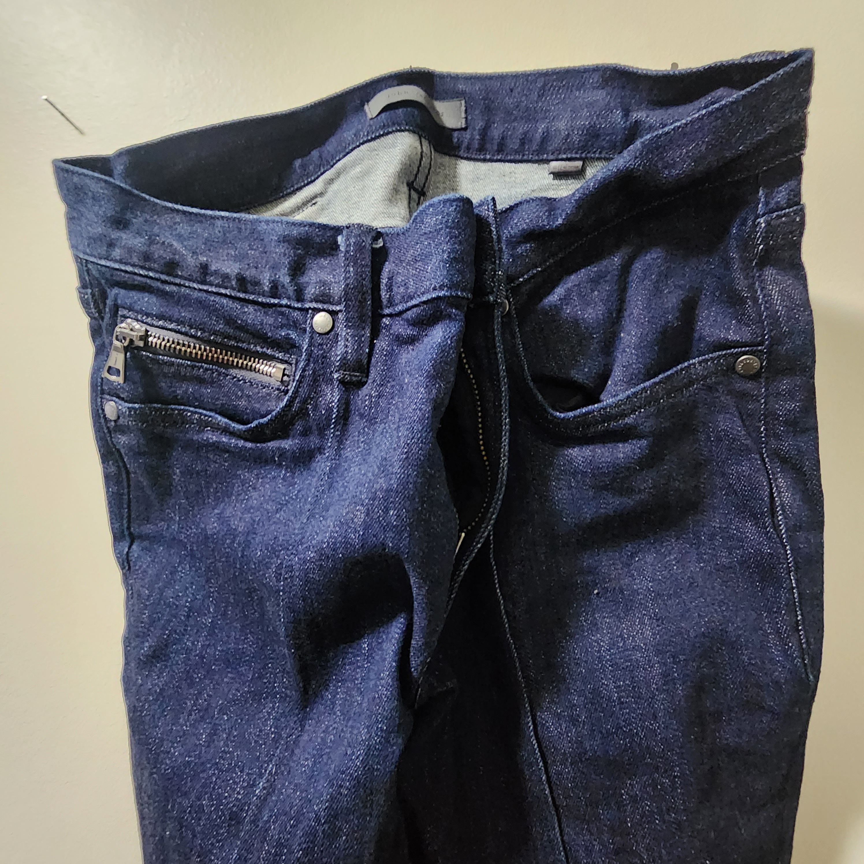 John Varvatos John Varvatos Raw Indigo Denim Jeans Zipper Pocket Size US 29 - 1 Thumbnail