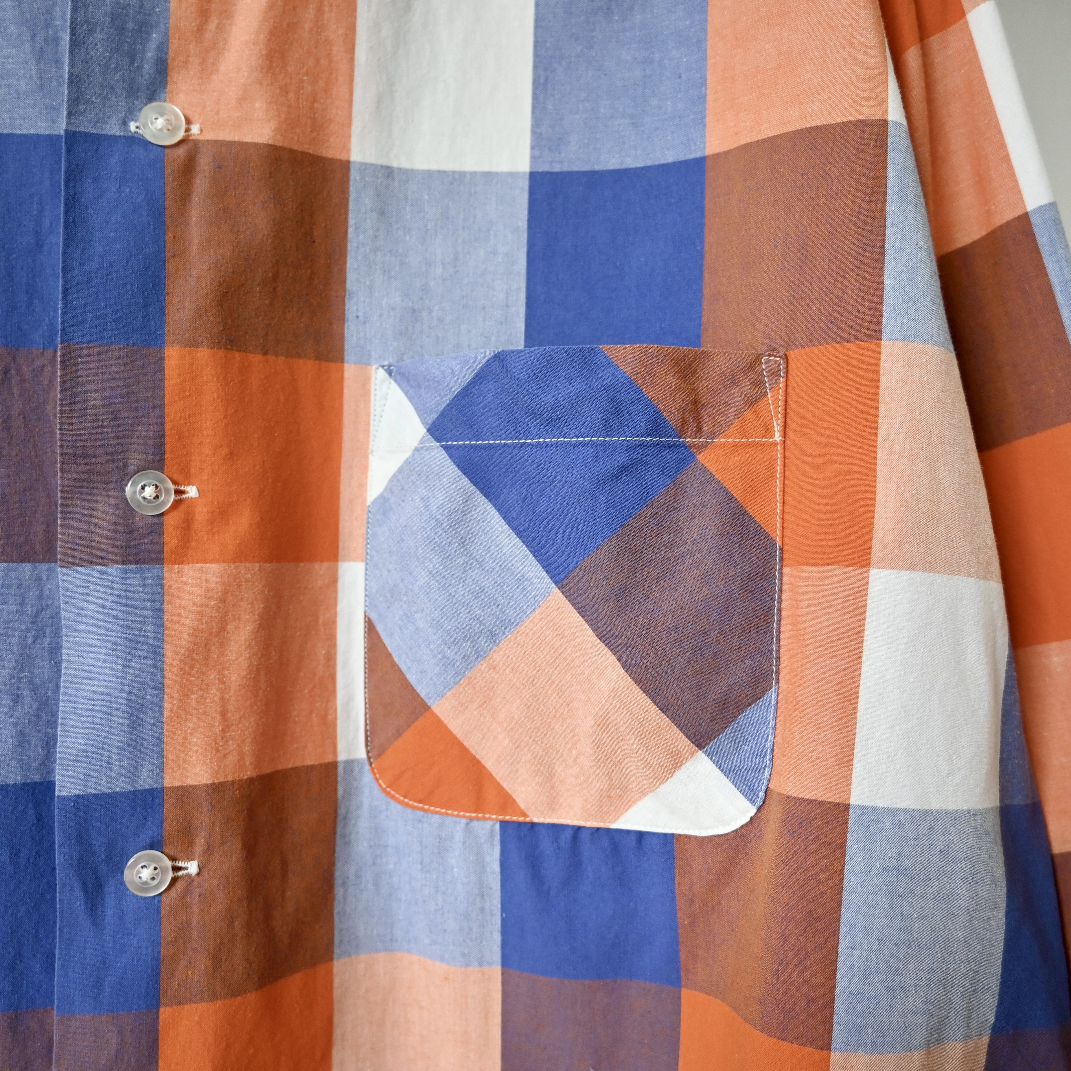 Beams Japan Vintage 1990s BEAMS block plaid BD shirt made in Japan Size US L / EU 52-54 / 3 - 9 Thumbnail