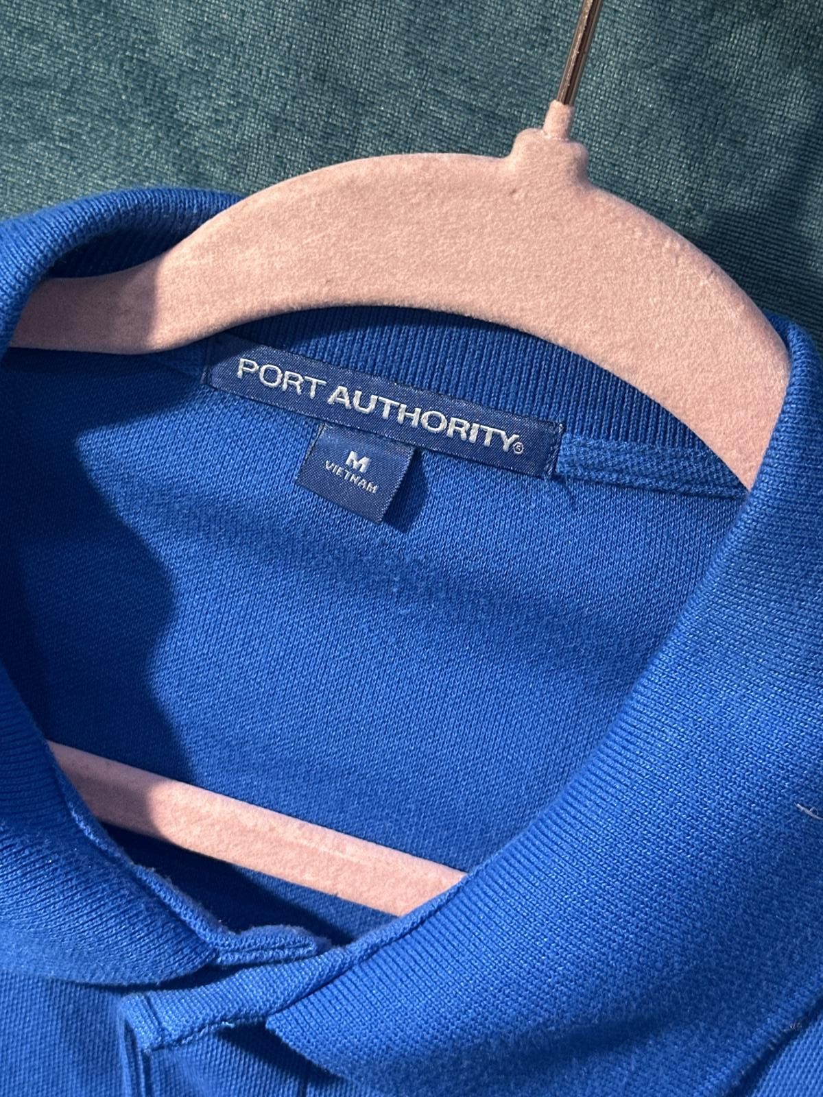 Port Authority Men's Medium Port Authority X AdventHealth Blue Polo Size US M / EU 48-50 / 2 - 2 Thumbnail