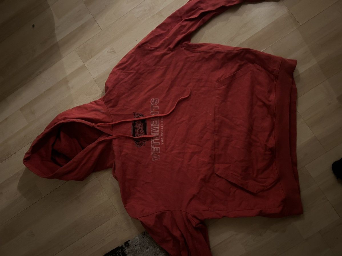 image of Vetements The Collection Hoodie in Red, Men's (Size Small)