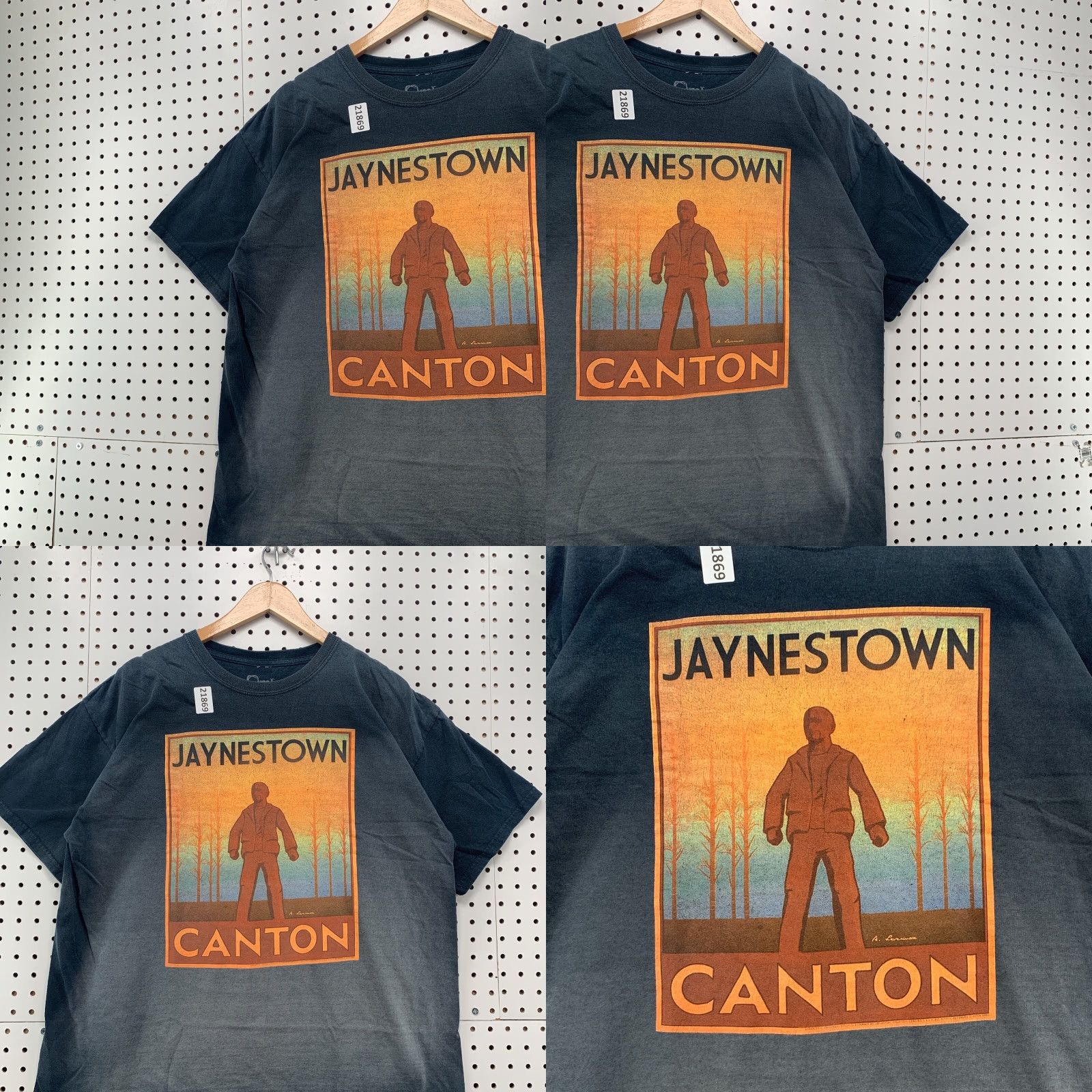 Vintage VINTAGE Jaynestown Canton Shirt Mens XL Faded Gray Serenity 23x29 Short Sleeve Shirt Mens XL Gray 23x29 Serenity Band Music Size US XL / EU 56 / 4 - 8 Thumbnail