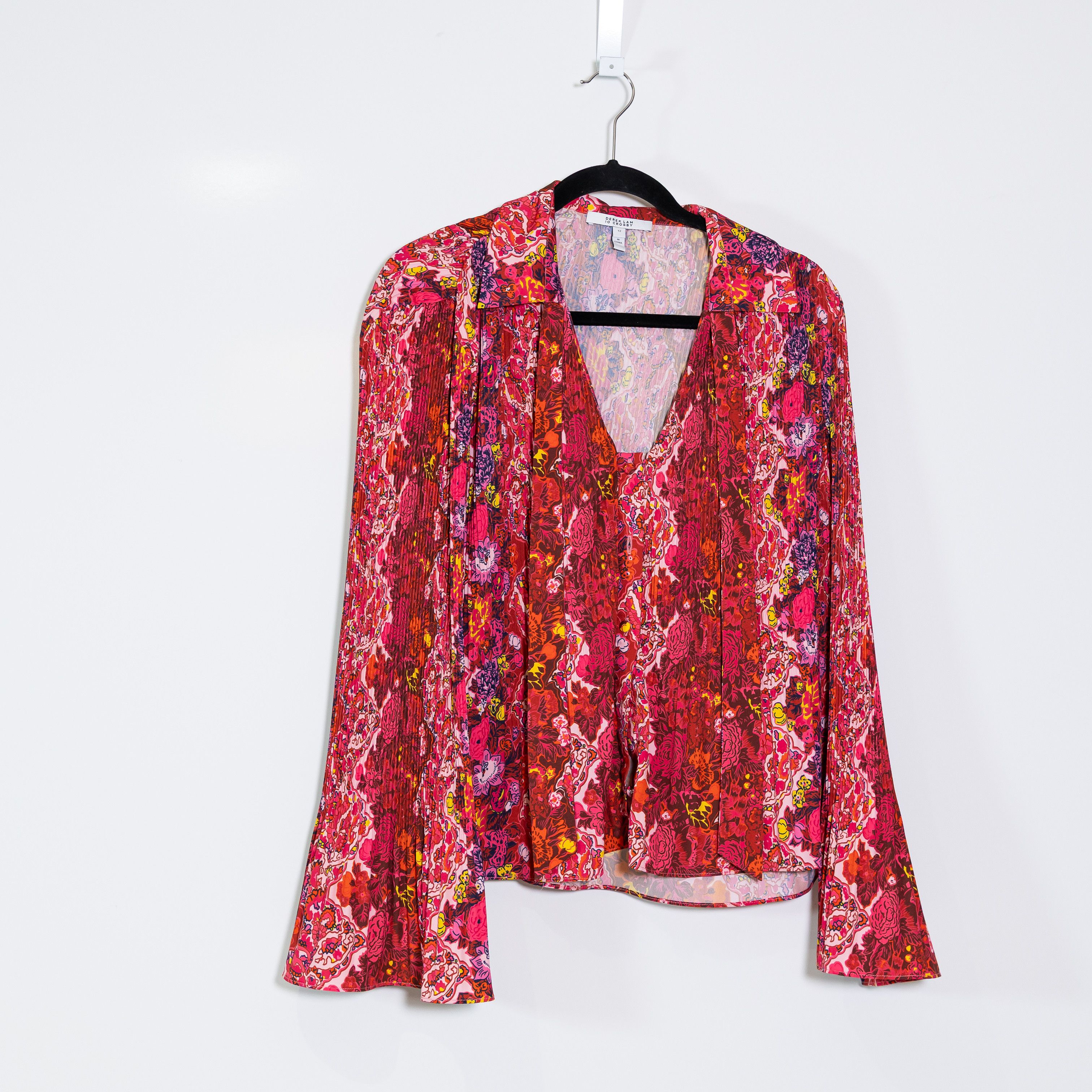 Derek Lam 10 Crosby Derek Lam 10 Crosby Eve Chiffon Pleated Tie Size XL / US 12-14 / IT 48-50 - 1 Thumbnail