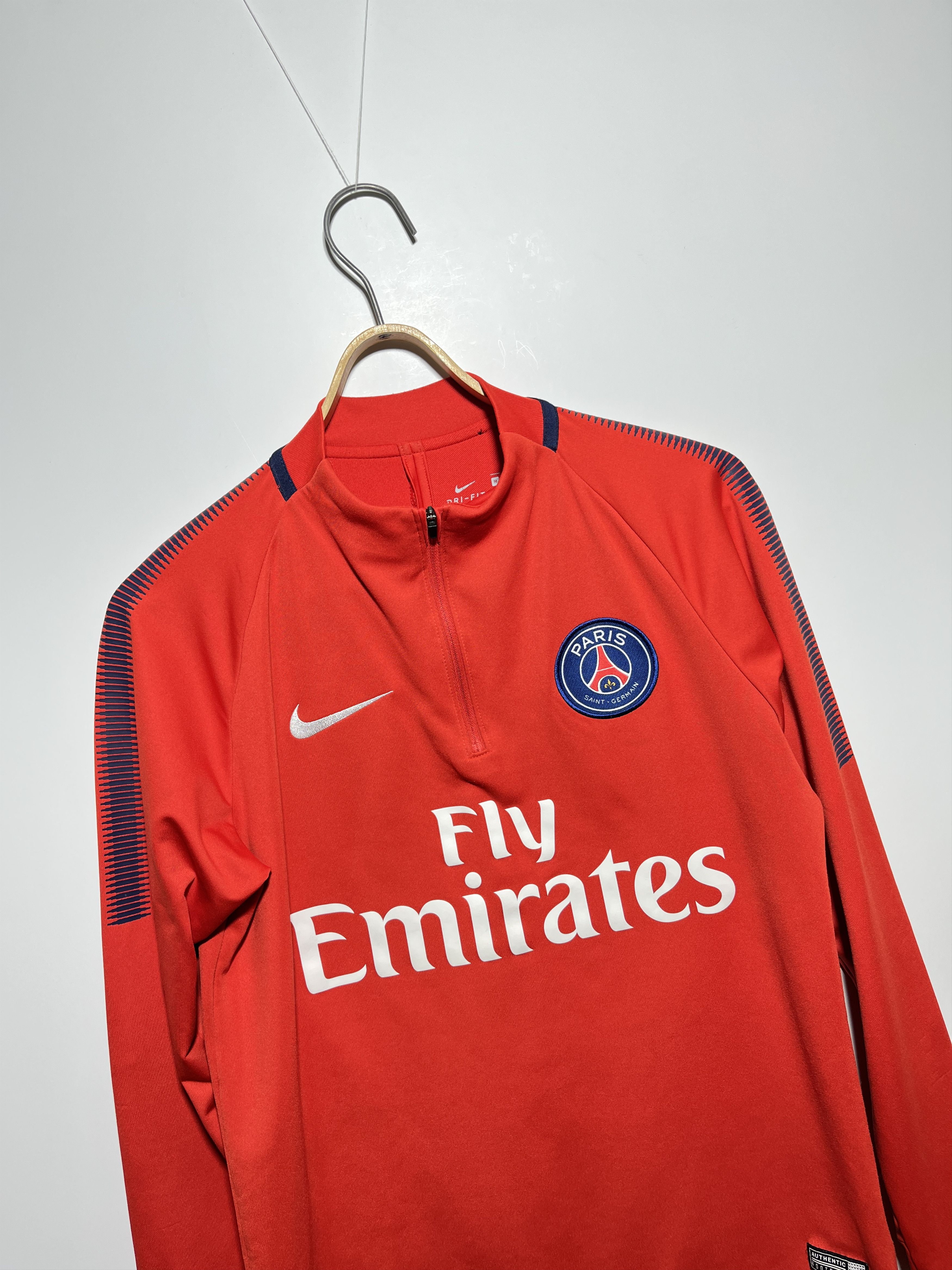 Nike Nike PSG 2017-18 1/4 Zip Training Top Jersey Size M Size US M / EU 48-50 / 2 - 3 Thumbnail