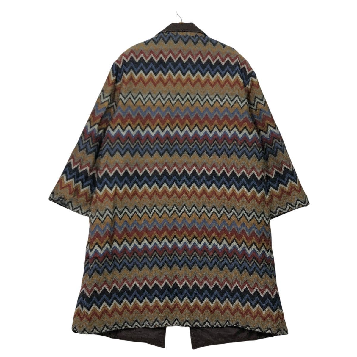 Missoni 🔥VINTAGE REVERSIBLE LONG JACKET MISSONI DONNA NAVAJO DESIGN Size US M / EU 48-50 / 2 - 12 Thumbnail