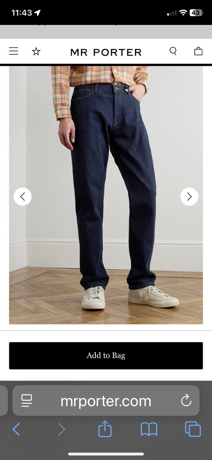 Sunspel Sunsel straight-leg jeans size 30/32 Size US 30 / EU 46 - 7 Thumbnail