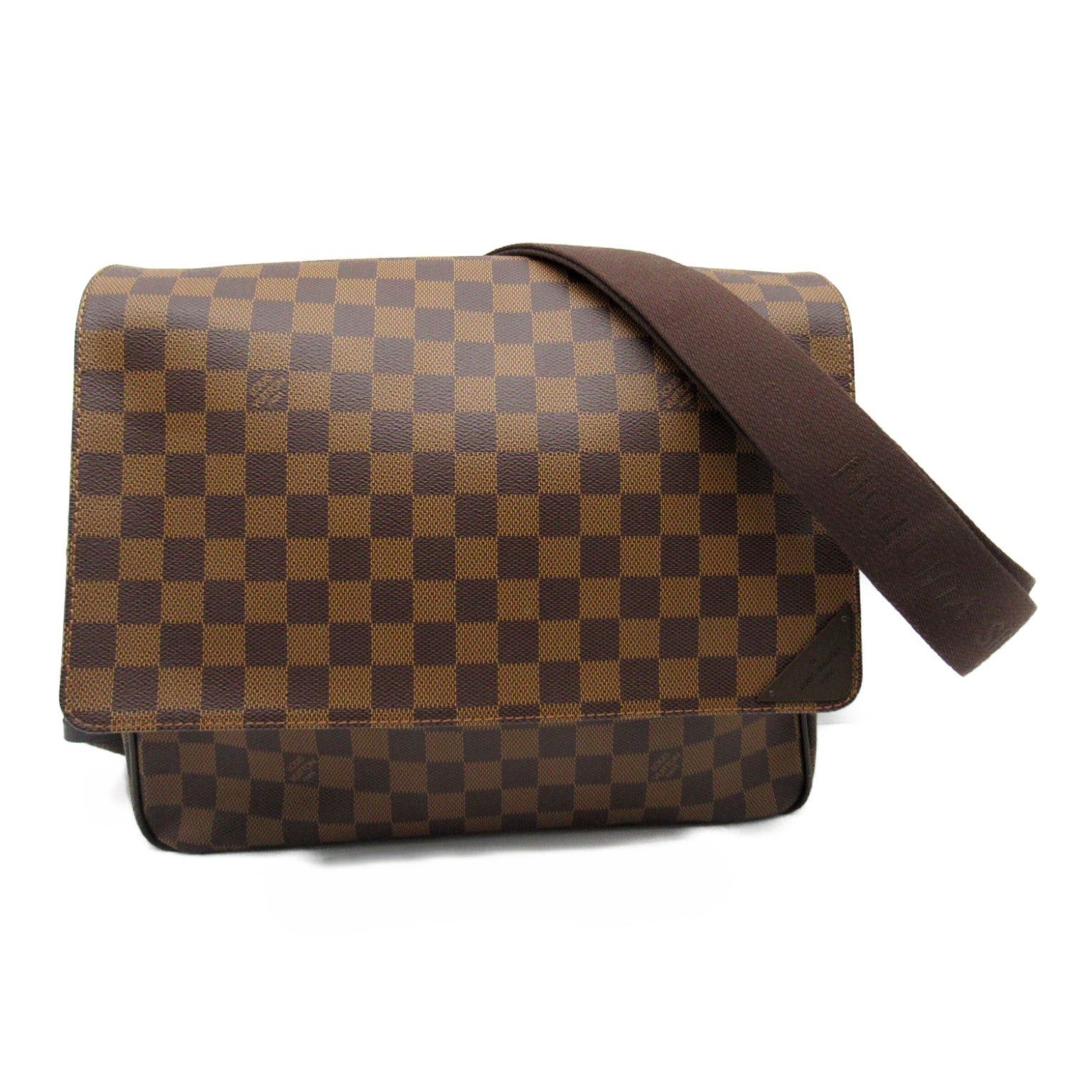 Louis Vuitton Louis Vuitton Shelton Mm Shoulder Bag Coated Canvas Damier Brown Size ONE SIZE - 1 Thumbnail