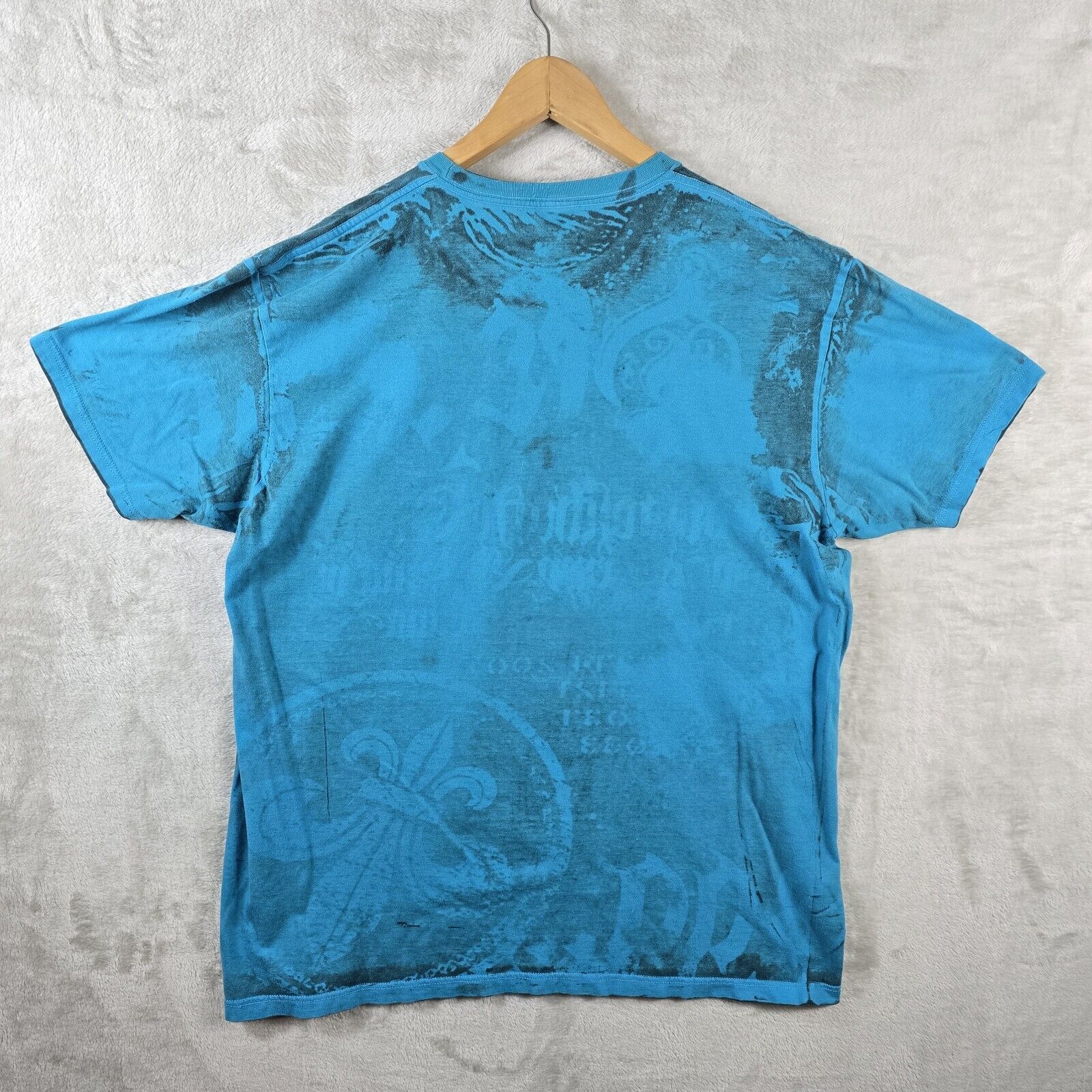 Other Vintage Reversible AOP Cyber Goth Shirt XL Affliction Style Size US XL / EU 56 / 4 - 6 Thumbnail