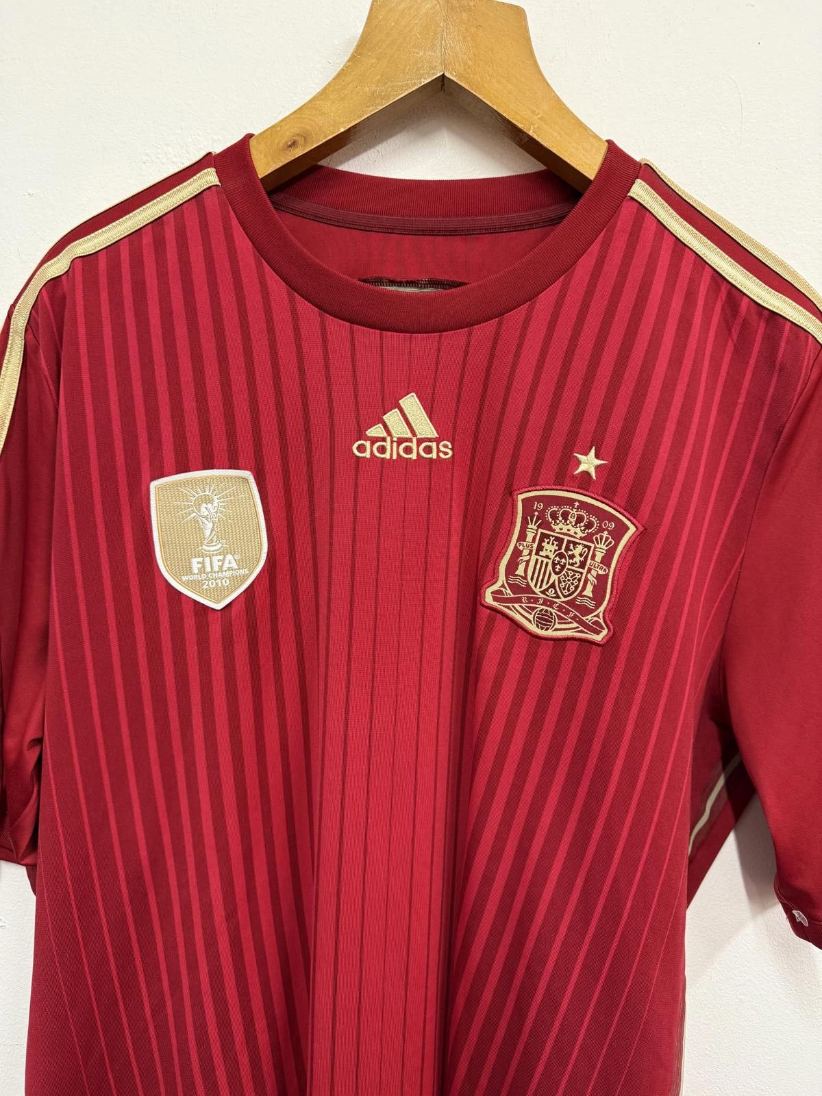 Adidas Adidas Spain National Football Team Jersey Red Gold Size US L / EU 52-54 / 3 - 3 Thumbnail