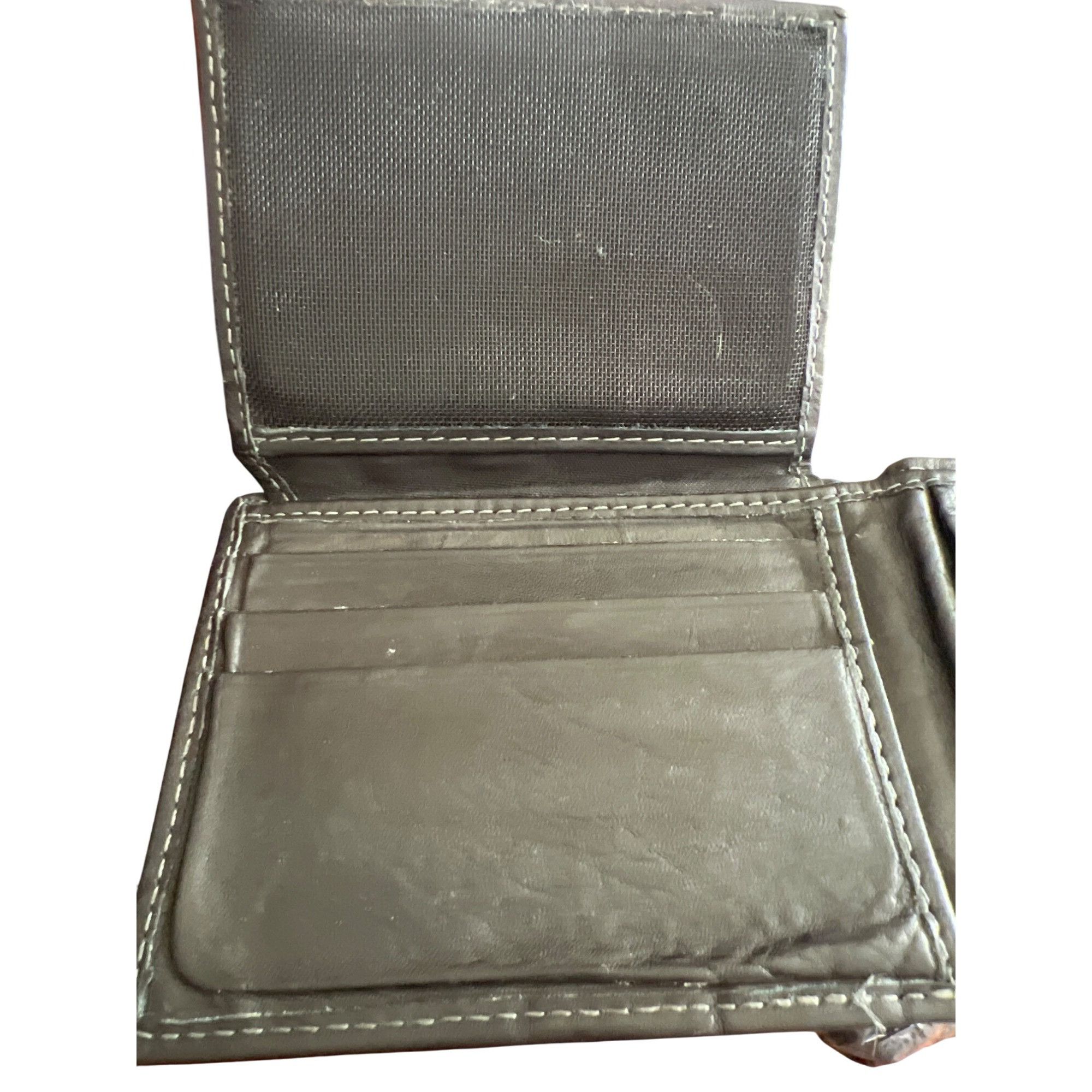 Steve Madden Steve Madden Genuine Leather Black Bifold Wallet Multiple Ca Size ONE SIZE - 7 Thumbnail