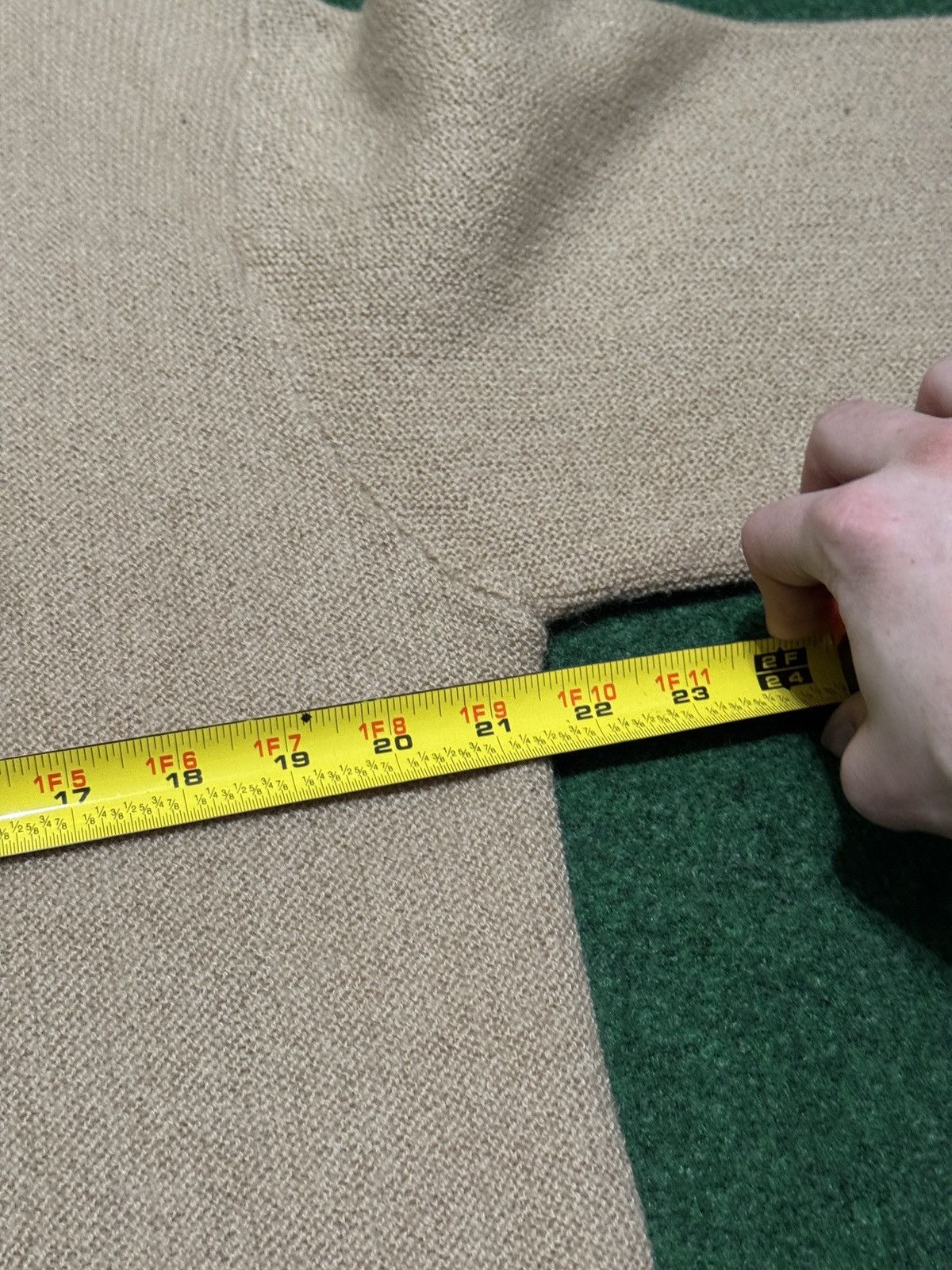 Vintage Halle Bros Co True Vintage 50s 60s Mohair Wool Tan Cardigan Size US M / EU 48-50 / 2 - 8 Thumbnail