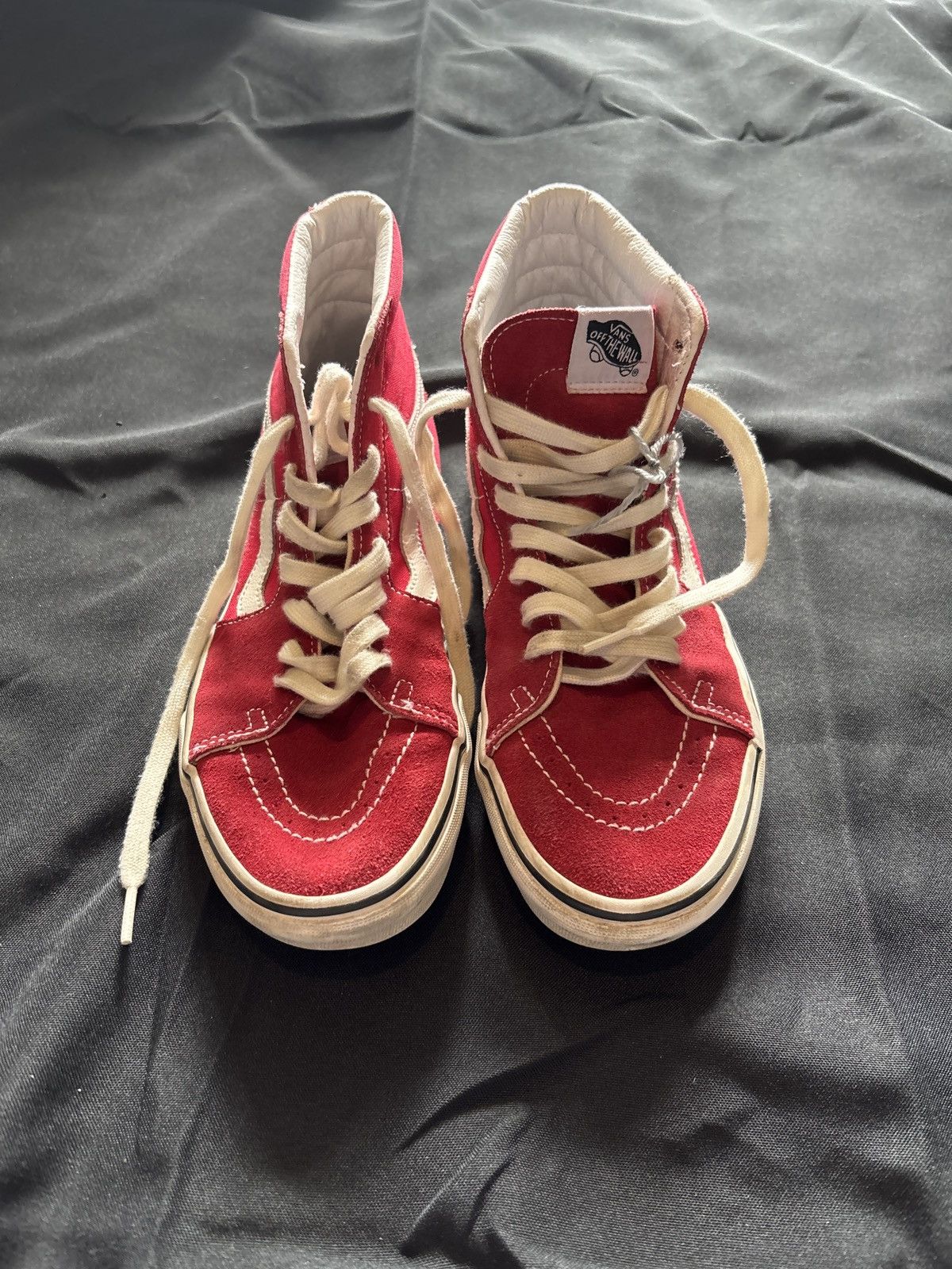 Vans Red High Top Vans Size US 8.5 / EU 41-42 - 3 Thumbnail