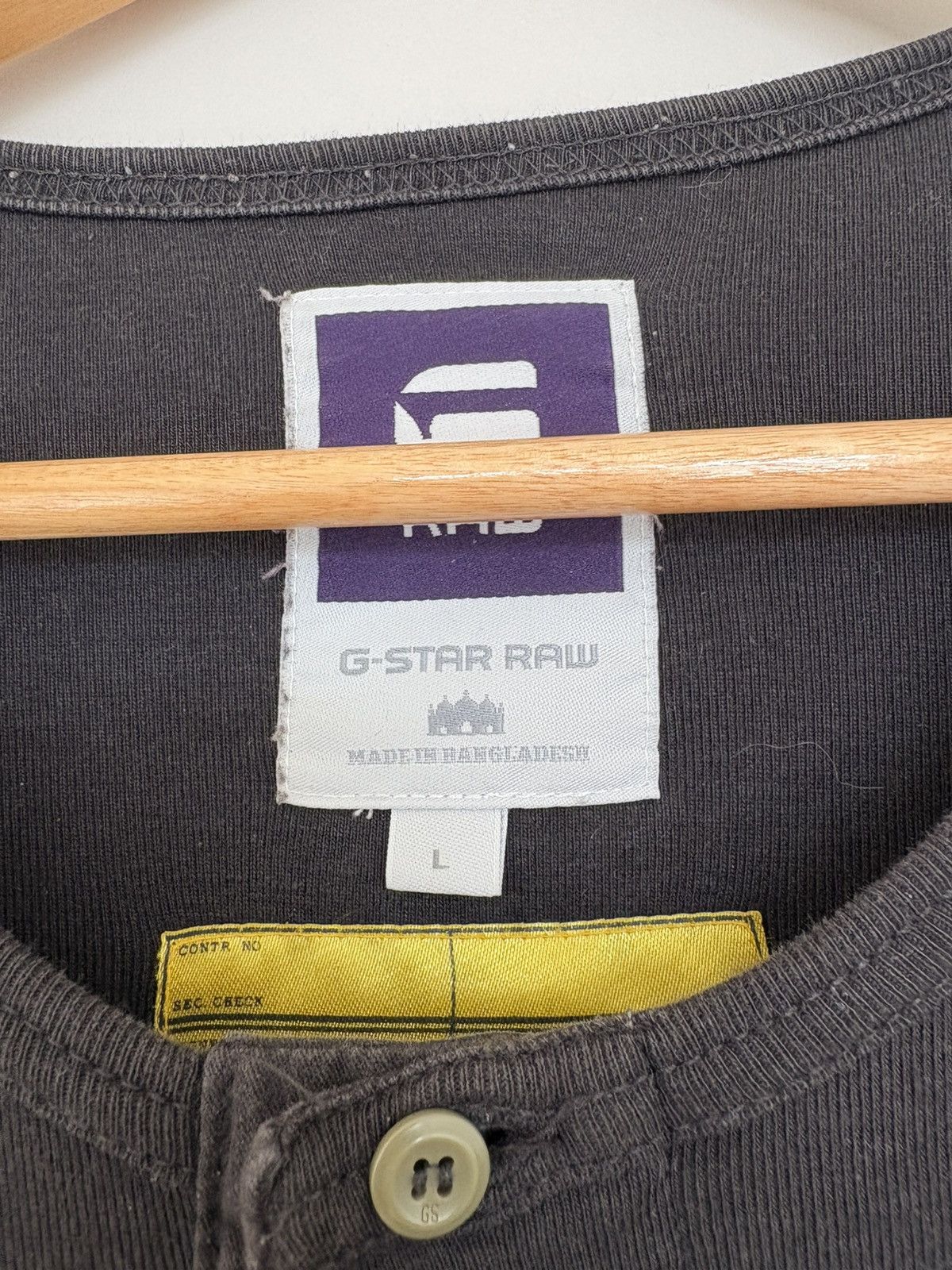 G-Star Archive G-Star Buttoned Long Sleeve T Shirt Size US M / EU 48-50 / 2 - 3 Thumbnail