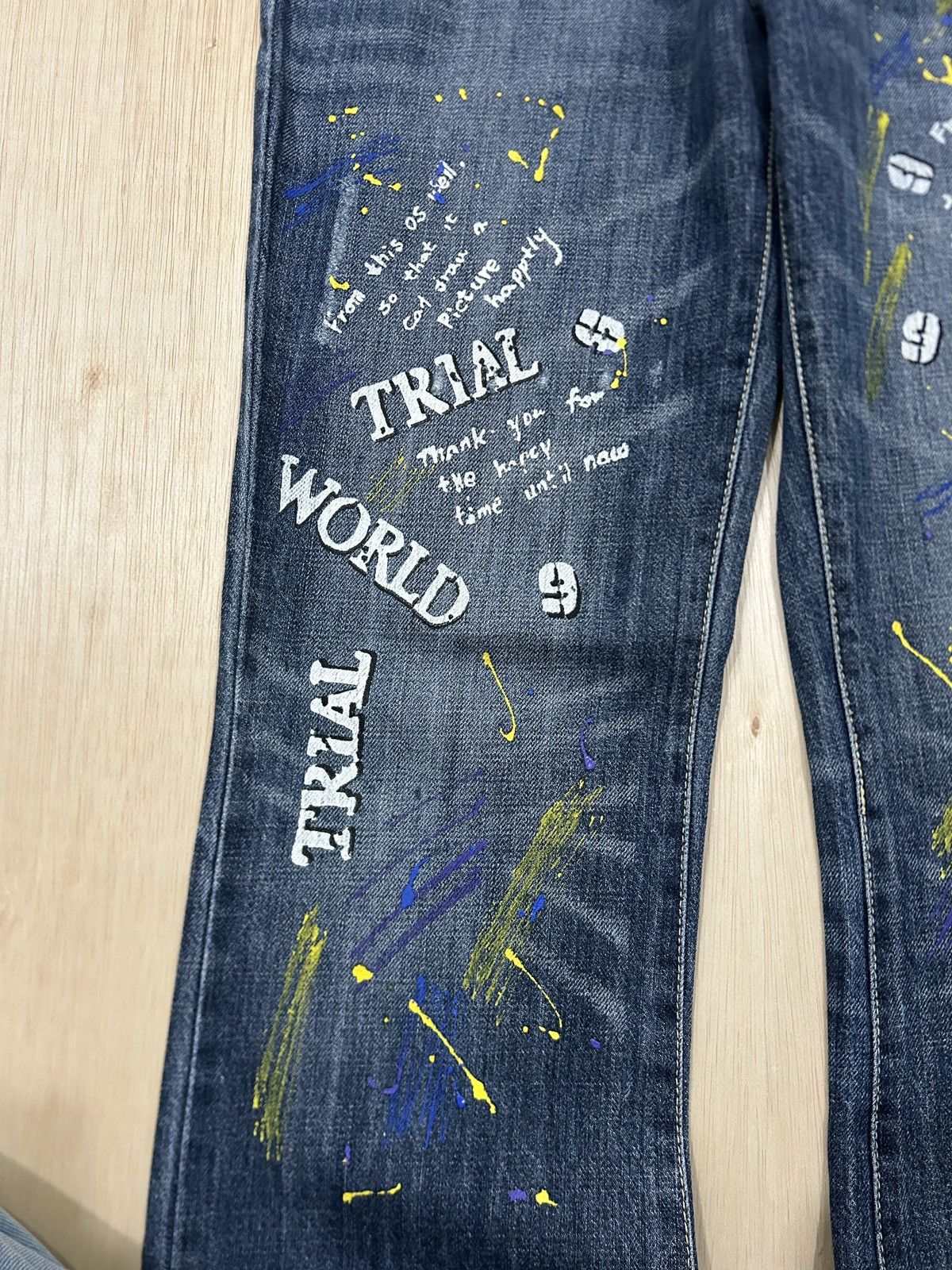 If Six Was Nine × semanticdesign Vintage Semantic Design ‘Trial World’ Paint Splash Size US 32 / EU 48 - 2 Thumbnail