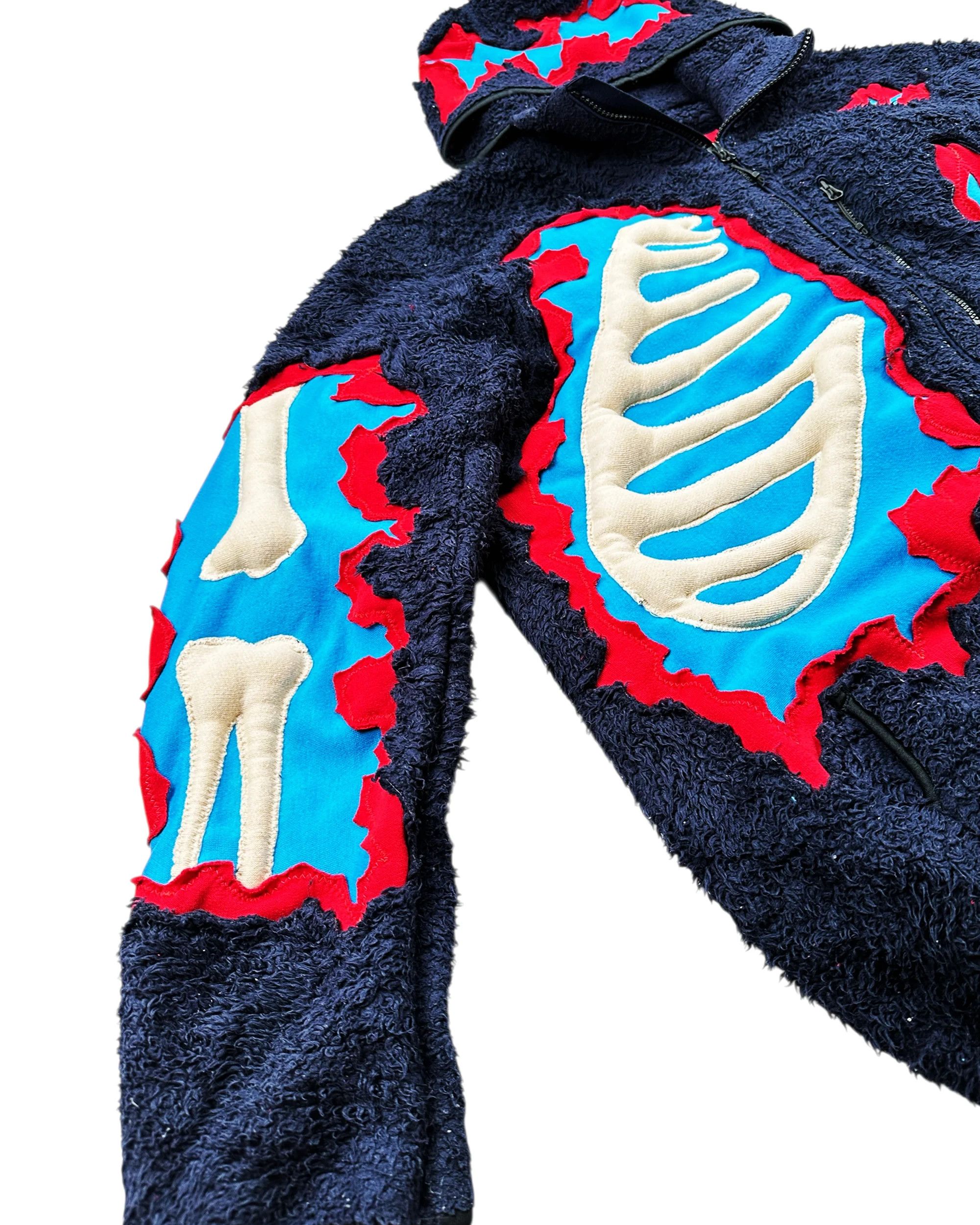 Japanese Brand Re-worked 1 of 1 Bone Puffy Deep Sherpa Jacket Size XL Size US XL / EU 56 / 4 - 3 Thumbnail