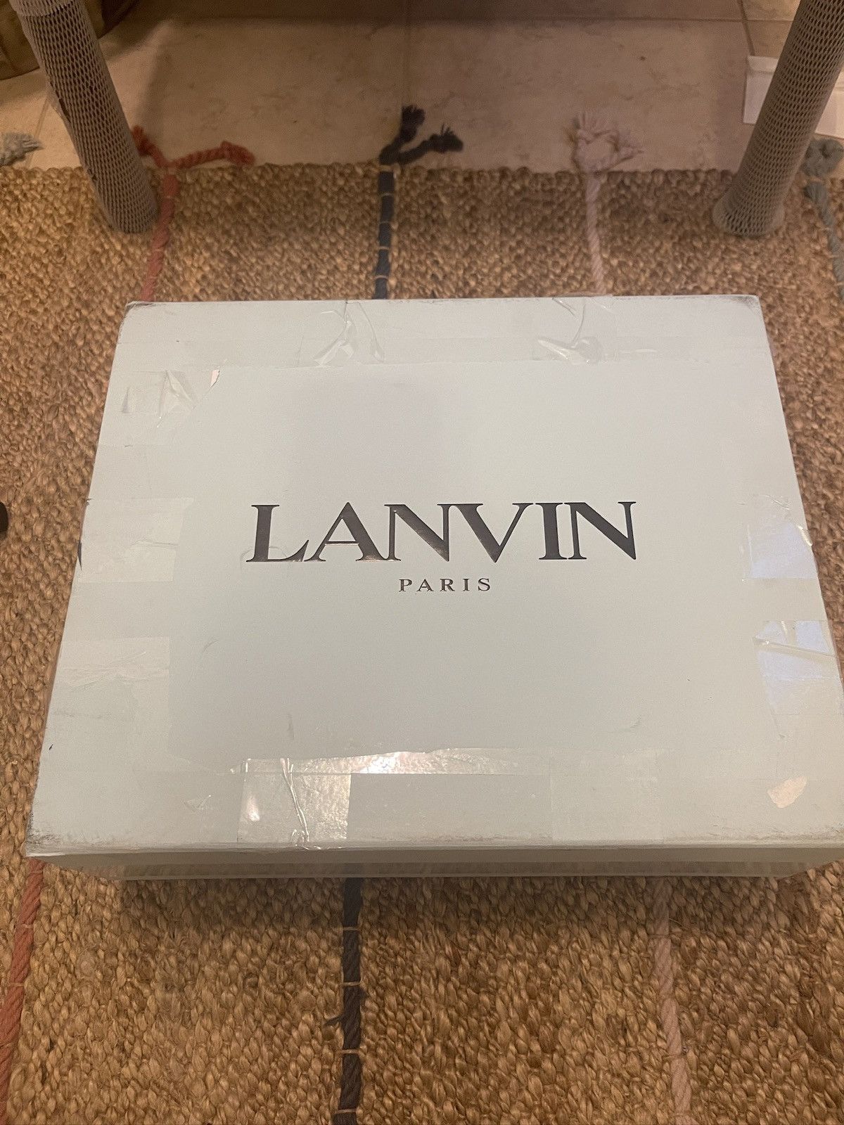Lanvin Lanvin DBB1 Velvet Panelled Sneakers Size US 11 / EU 44 - 6 Thumbnail
