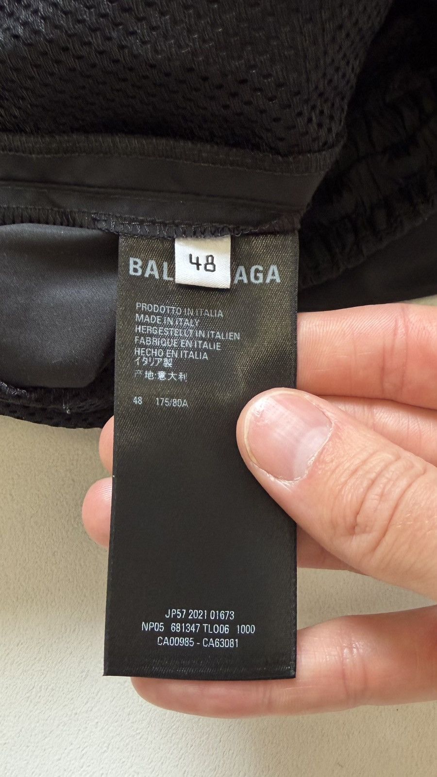 Balenciaga 2021 Black Nylon Technical Cargo Pants Size US 32 / EU 48 - 9 Thumbnail