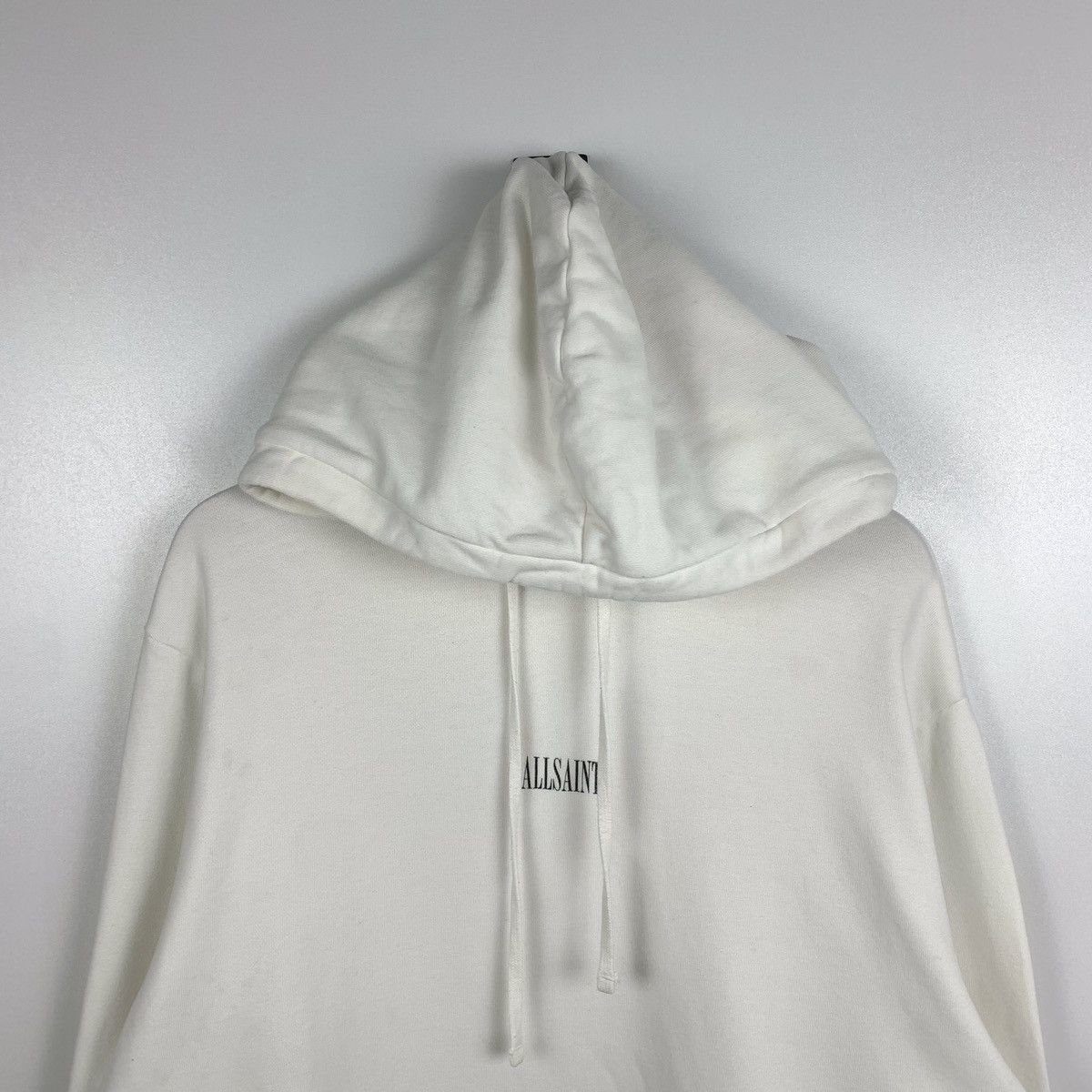 Allsaints AllSaints Big Logo Hoodie White State Oth Hoody Size M Size US M / EU 48-50 / 2 - 2 Thumbnail