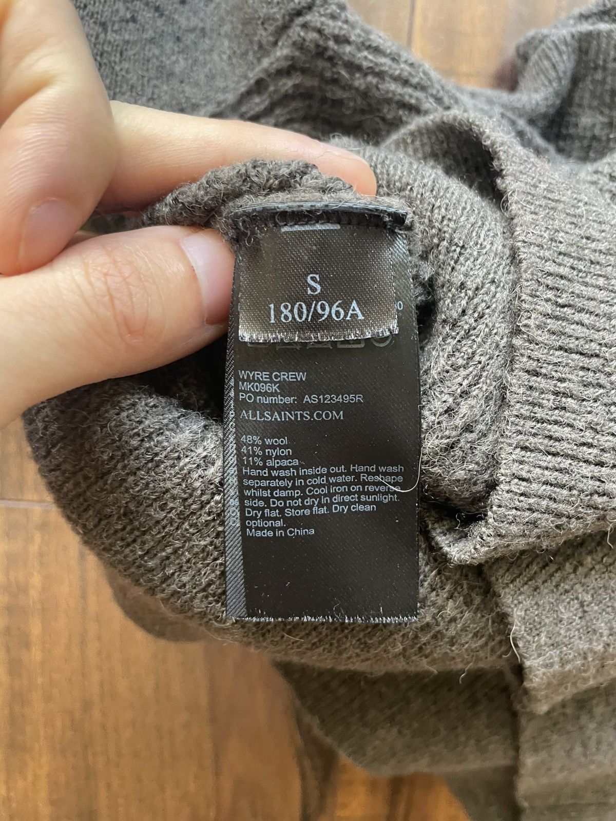 Allsaints All Saints Wool Blend Sweater Size US S / EU 44-46 / 1 - 4 Thumbnail