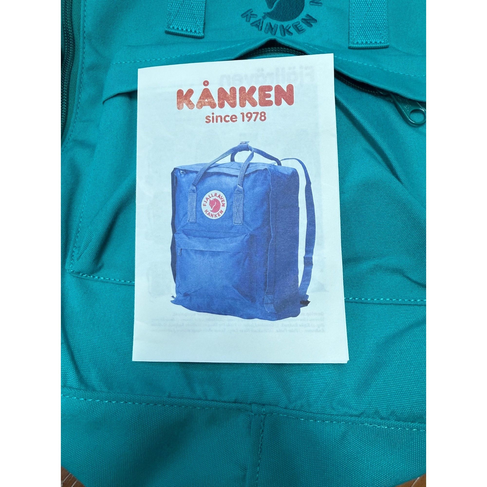 Fjallraven Fjällräven Kånken Classic Backpack Turquoise Water-Resistant Size ONE SIZE - 10 Thumbnail