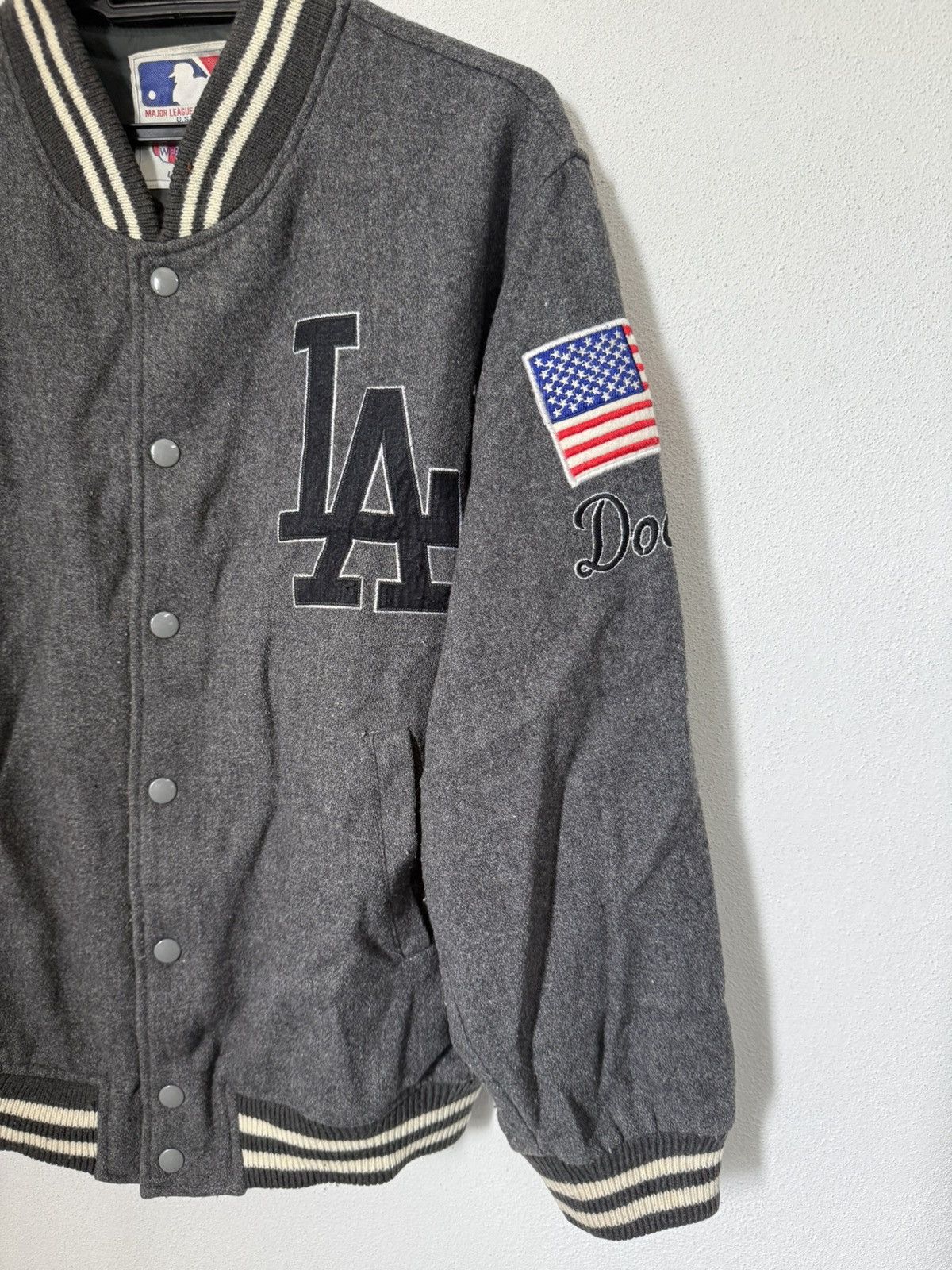 MLB DODGERS LA LOS ANGLES MLB VARSITY JACKET WOOL Size US L / EU 52-54 / 3 - 2 Thumbnail