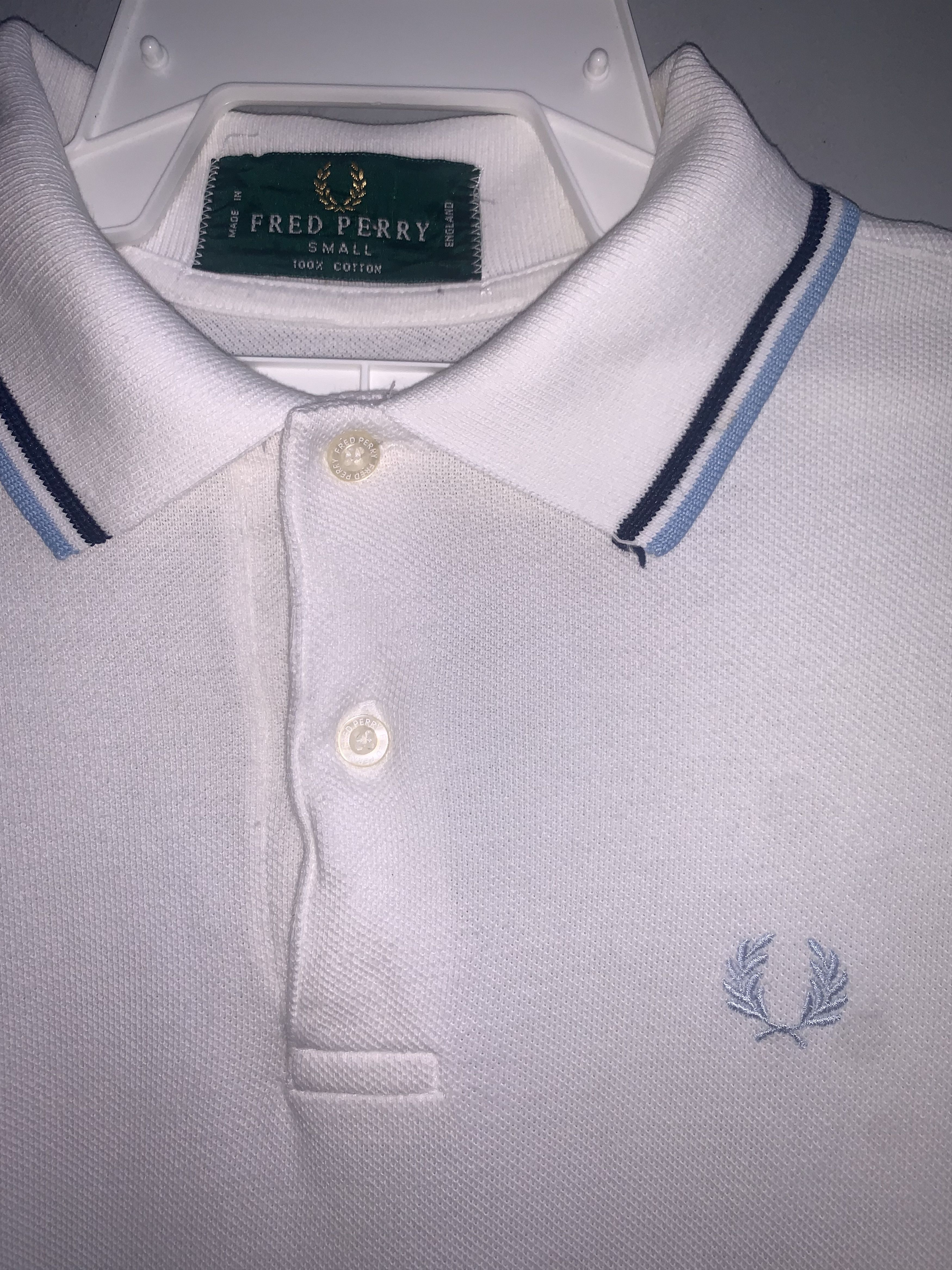 Fred Perry × Vintage Fred Perry Made England Polo Vintage Shirt Size US S / EU 44-46 / 1 - 3 Thumbnail