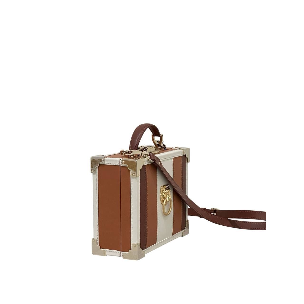 Aspinal of London Aspinal of London Lion Head Box Trunk Crossbody Bag Size ONE SIZE - 3 Thumbnail