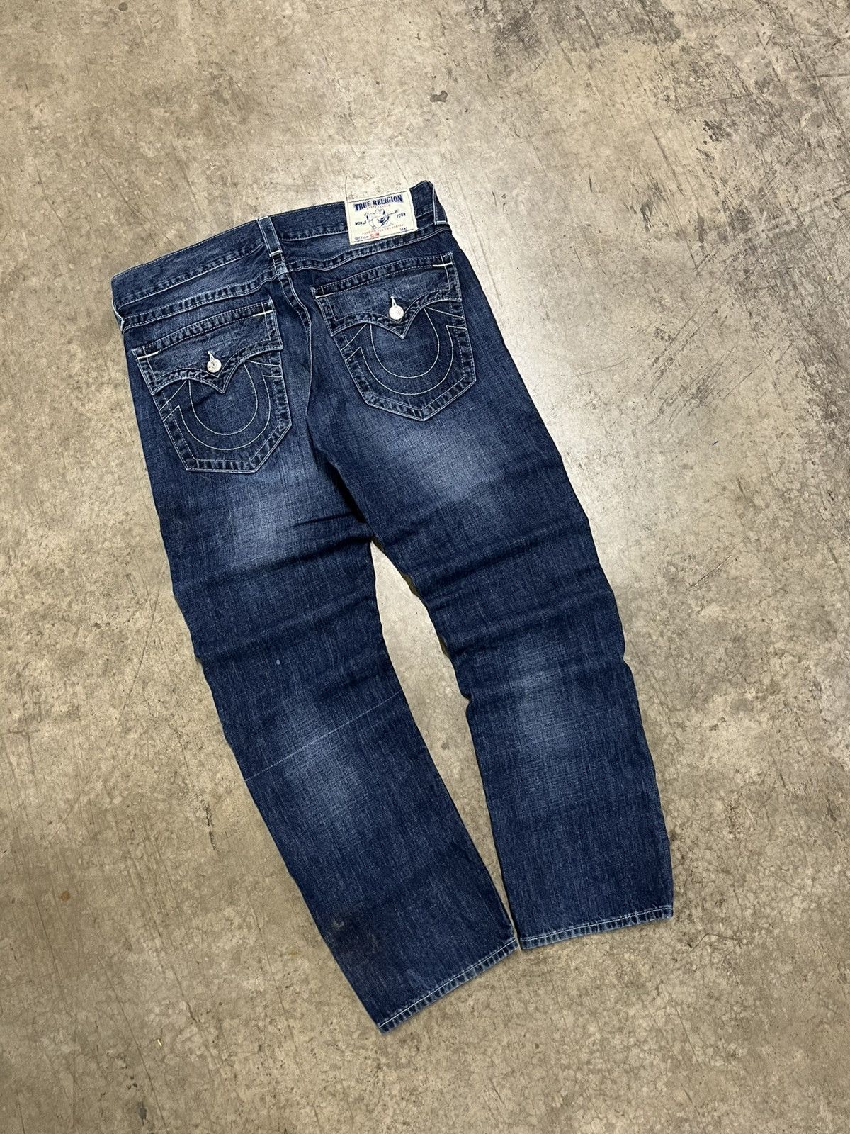 True Religion True religion baggy fit wide leg denim skater streetwear Size US 36 / EU 52 - 3 Thumbnail