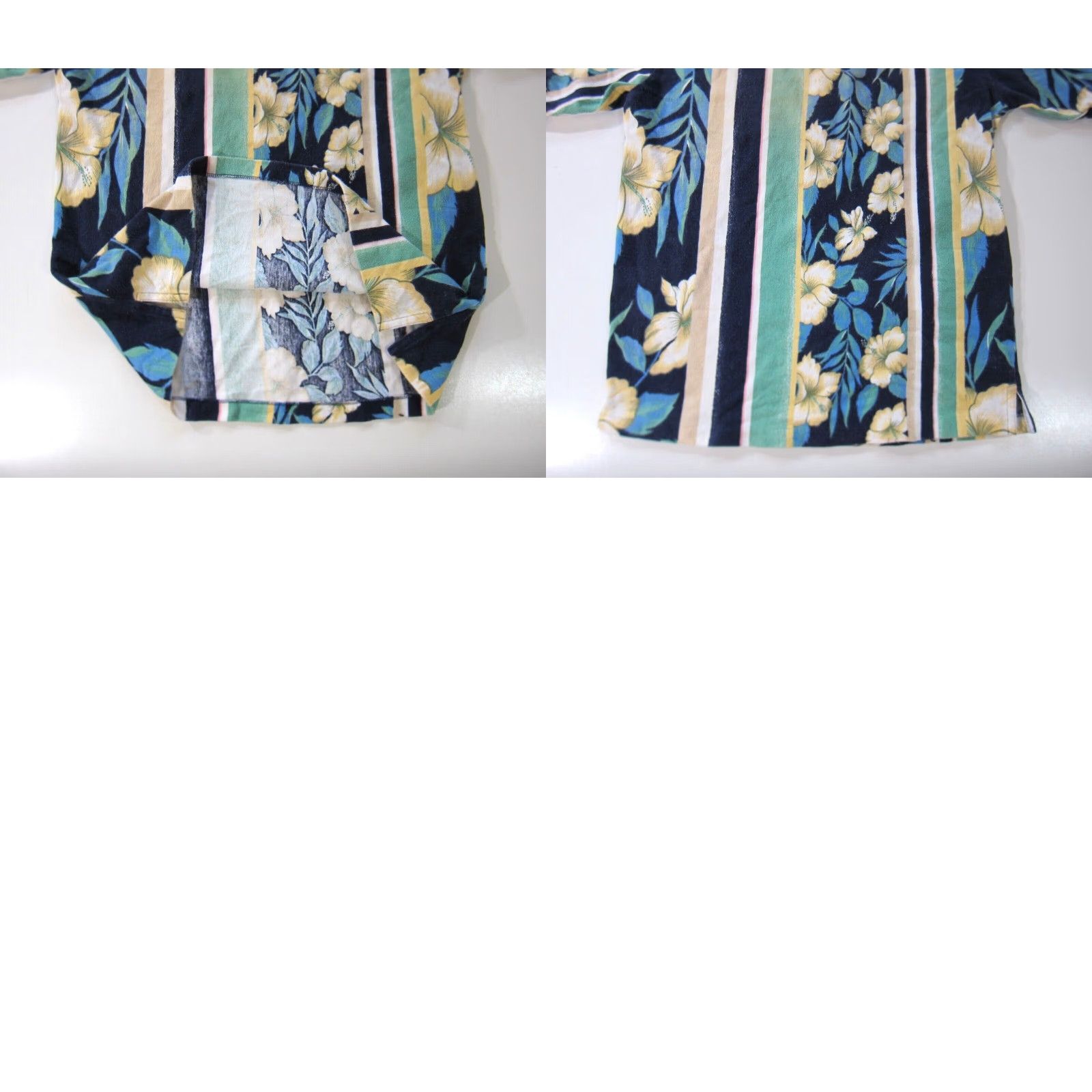 Ralph Lauren Ralph Lauren Chaps Polo Shirt Floral Floral Hawaiian Blue Green 100% Cotton Flannel Blue L Mens Short Sleeve Vintage 80s 90s Aloha Pattern Shirts Size US L / EU 52-54 / 3 - 8 Thumbnail