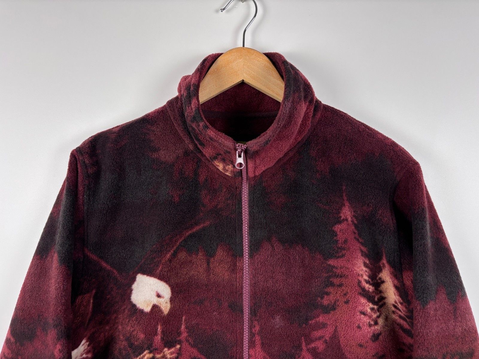 Other Atlas for Men Nature Eagle Wolf Fleece Pullover Jacket S-M Size US M / EU 48-50 / 2 - 2 Thumbnail