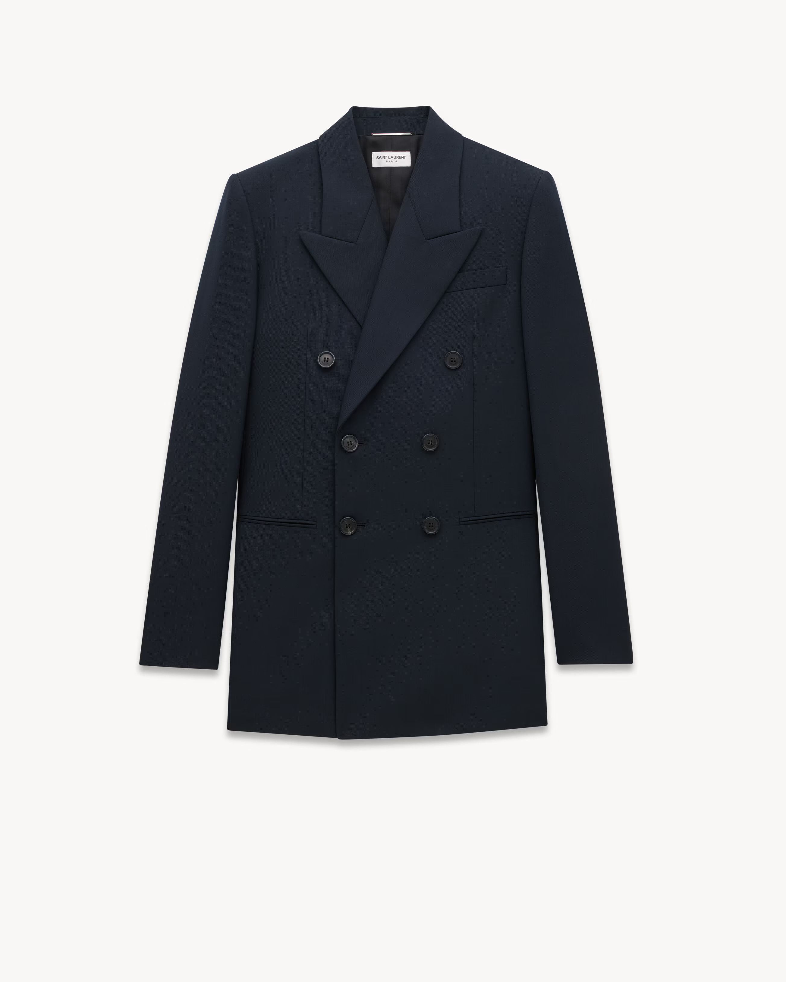 Saint Laurent Paris o1bcso1str1124 Jacket in Black Size S / US 4 / IT 40 - 1 Thumbnail