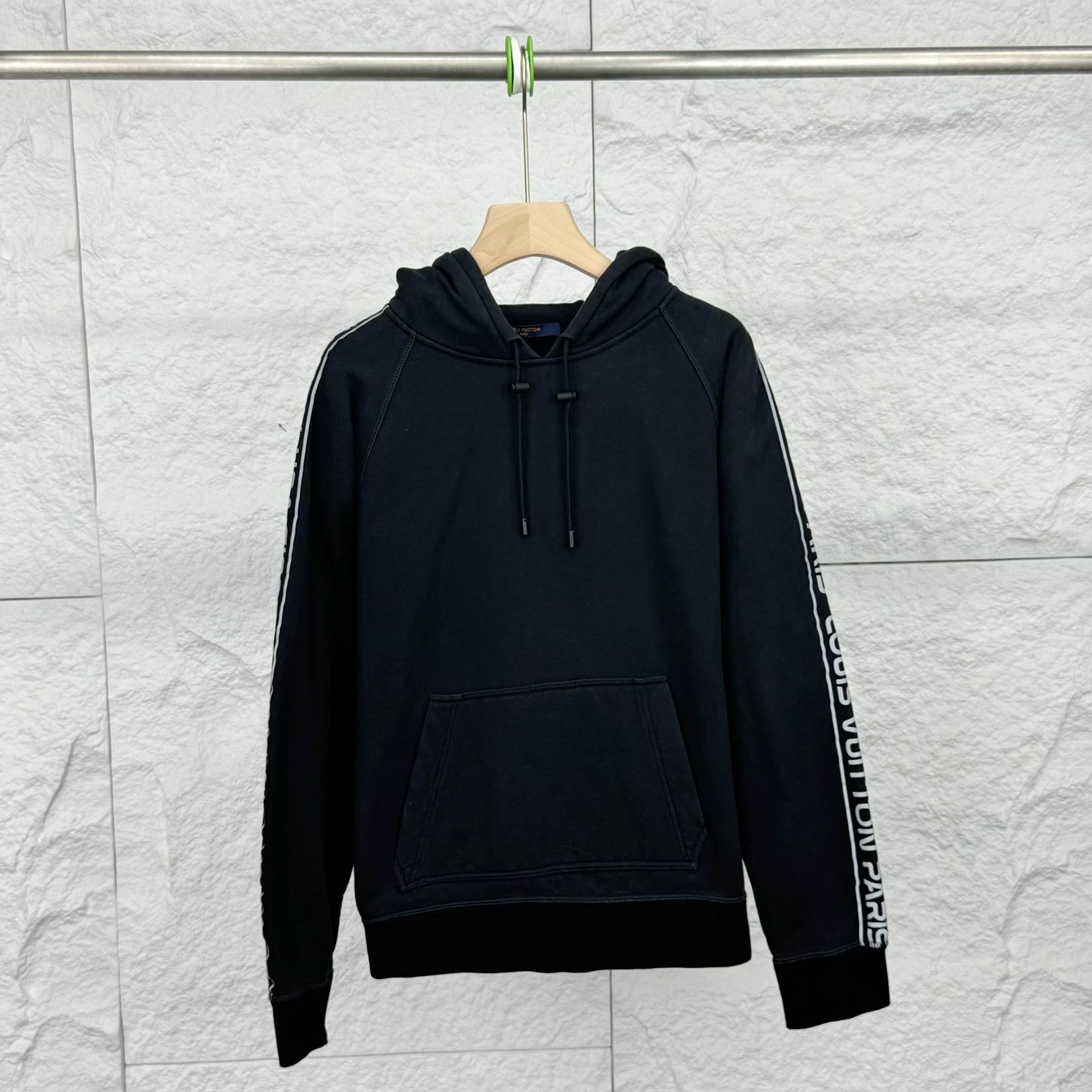 Louis Vuitton Louis Vuitton Black Zip Hooded Sweatshirt Size US L / EU 52-54 / 3 - 1 Thumbnail