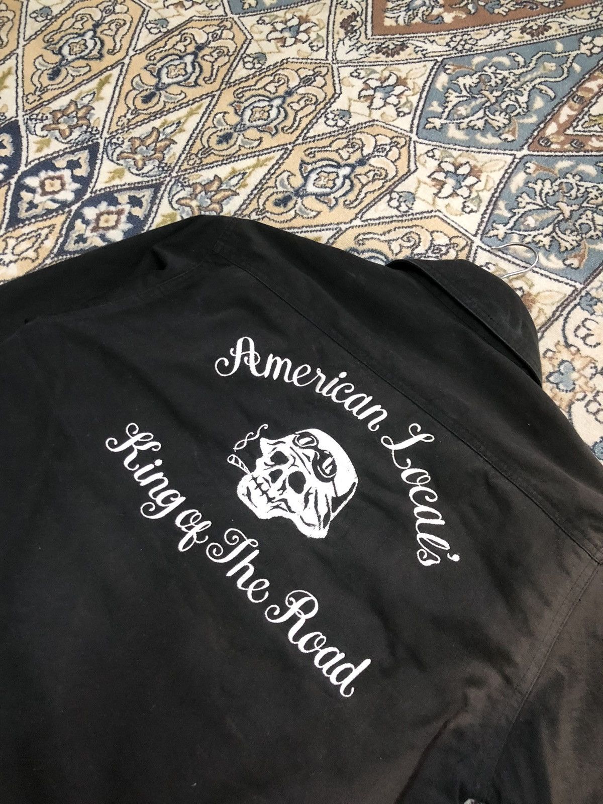 Japanese Brand Vtg Calee King of The Roat Embroidery Skull Trucker Jacket Size US M / EU 48-50 / 2 - 17 Thumbnail