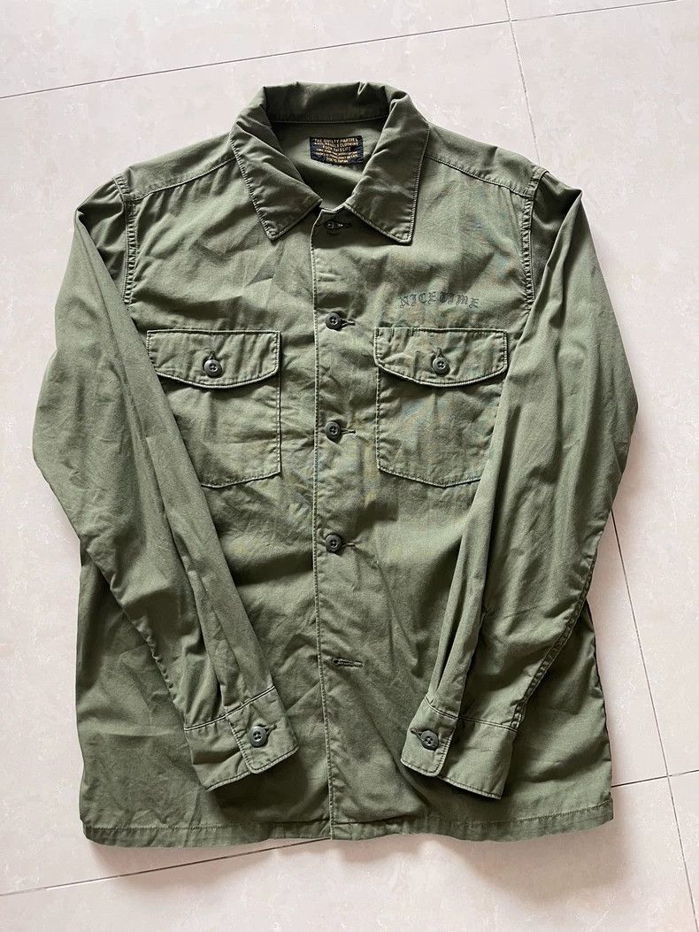 Wacko Maria Nissan Military Green Shirt Jacket