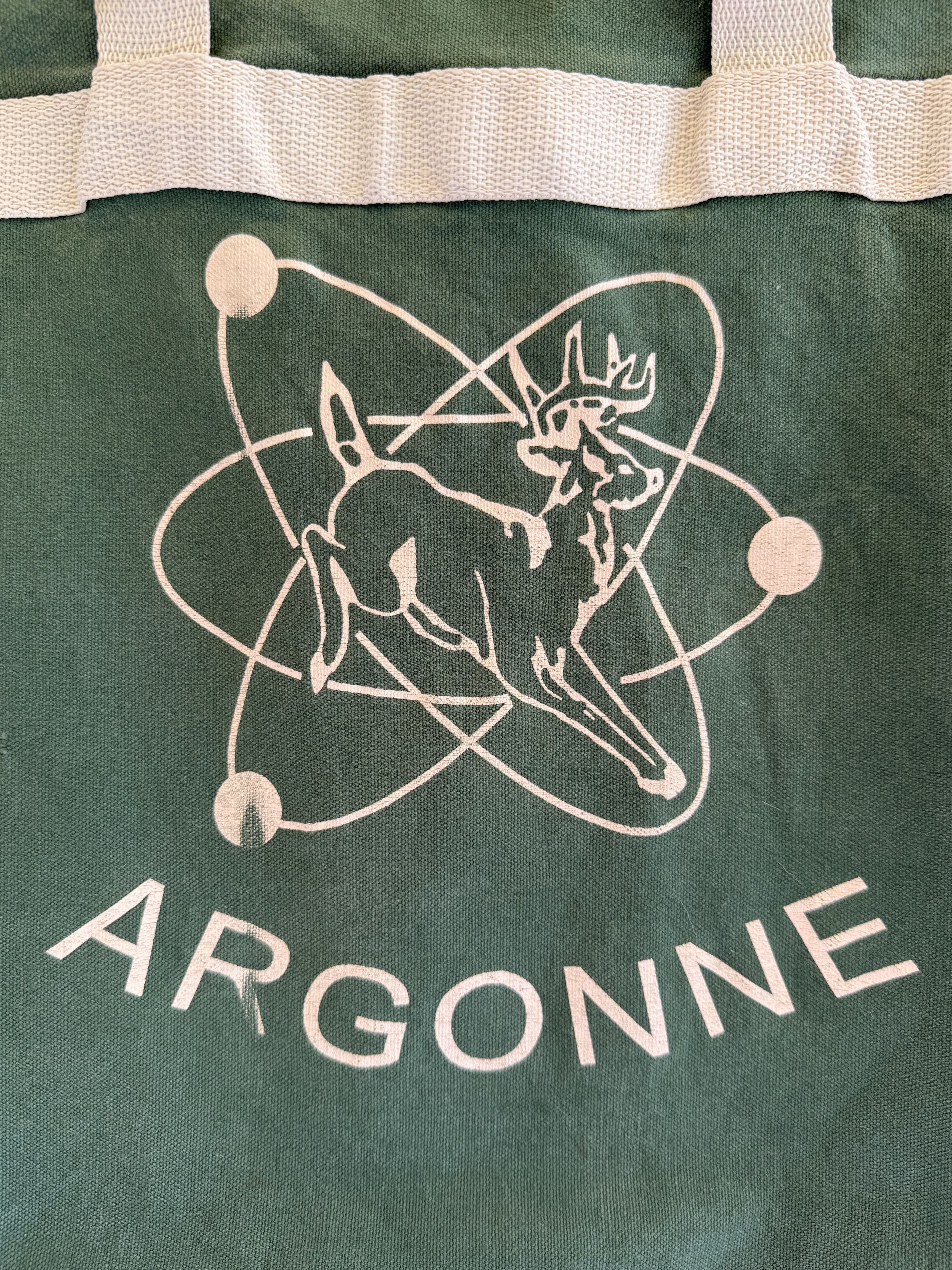 Vintage Vintage Nuclear Deer Tote Bag Size ONE SIZE - 2 Thumbnail