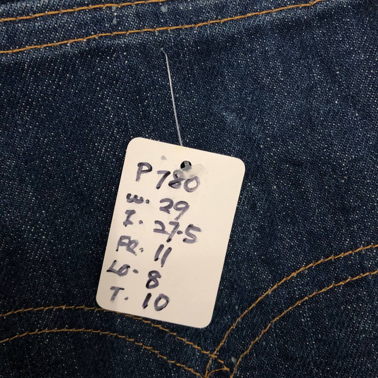 Levi's × Levi's Vintage Clothing P780 RARE! VTG LEVI'S NO.8 TALON ZIP FLARED JEANS Size US 29 - 9 Thumbnail