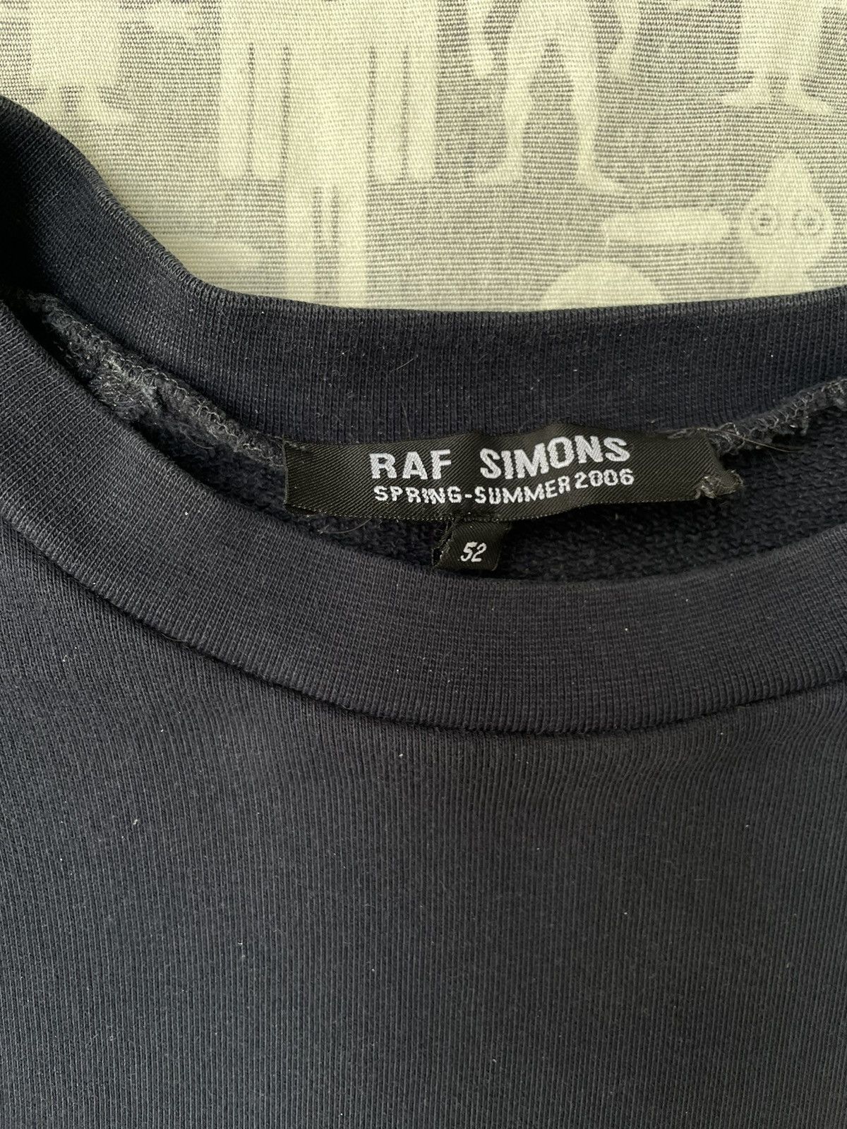 Raf Simons Raf Simons SS06 Cut-Out Faded Raglan Sweatshirt Size US L / EU 52-54 / 3 - 10 Thumbnail