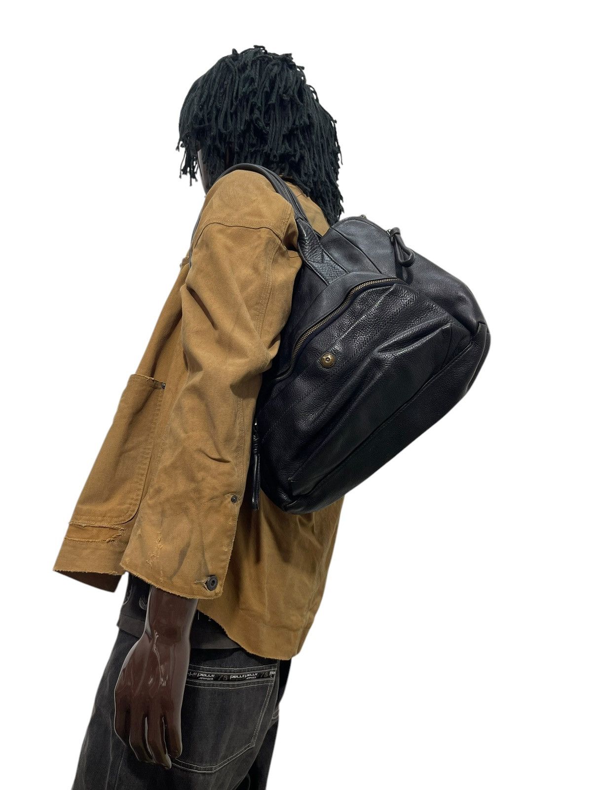 Full Leather Patina Genten Japan Tote Bag 1🟩3